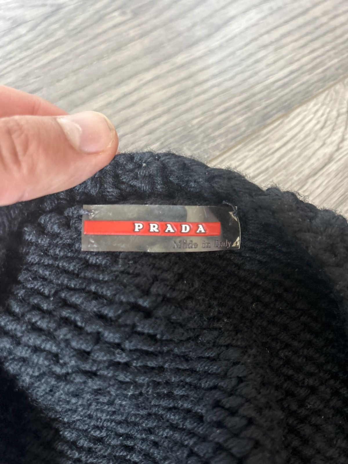 Prada Knit Sweater with Geometric Pattern Size US M / EU 48-50 / 2 - 12 Thumbnail