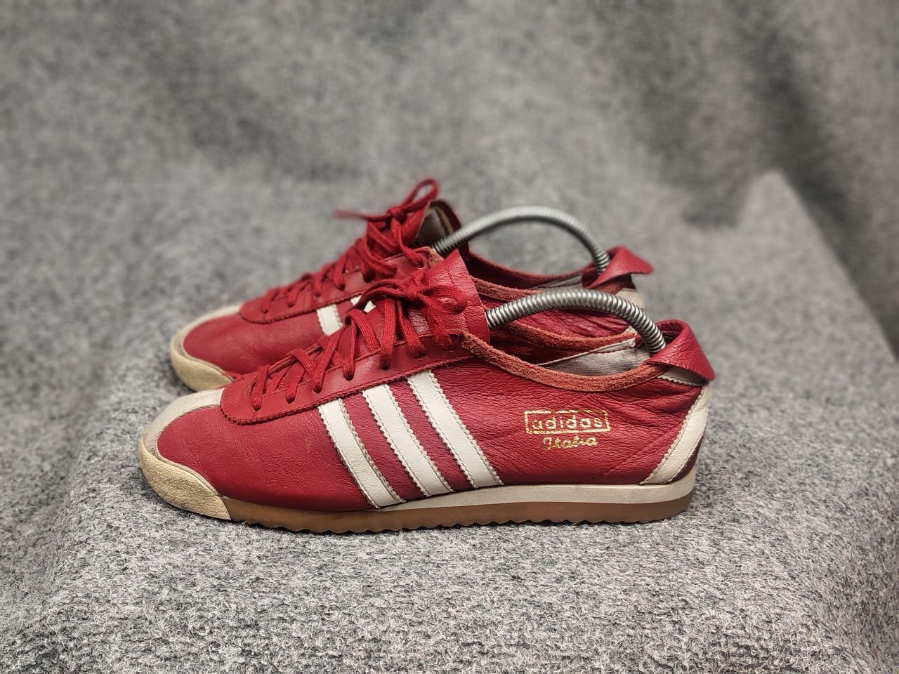 Adidas Vintage 2003 Adidas Italia Leather Red Retro Sneakers Size US 8 / EU 41 - 13 Thumbnail
