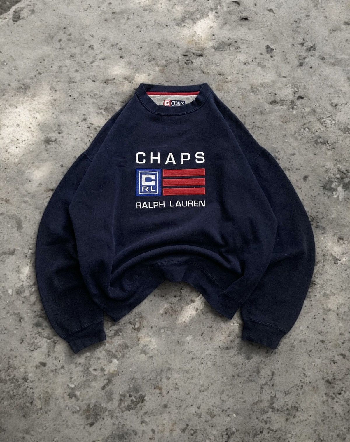 Chaps Ralph Lauren × Polo Ralph Lauren × Vintage Vintage 90s chaps Polo Ralph Lauren crewneck sweatshirt y2k Size US L / EU 52-54 / 3 - 1 Thumbnail