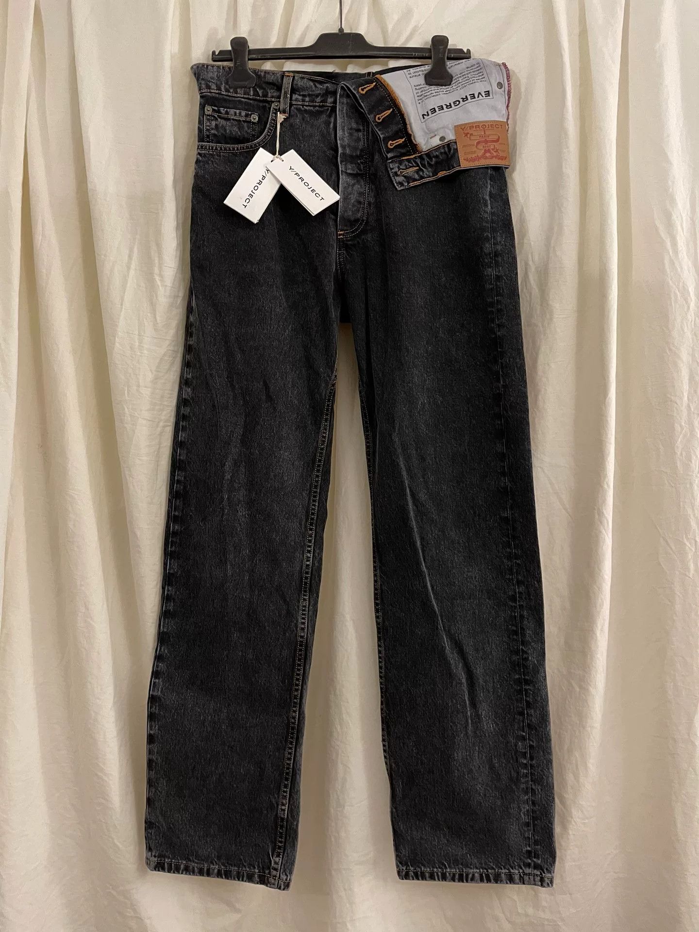 Y/Project Y/PROJECT 22ss Folded Denim Jeans Size US 30 / EU 46 - 1 Thumbnail