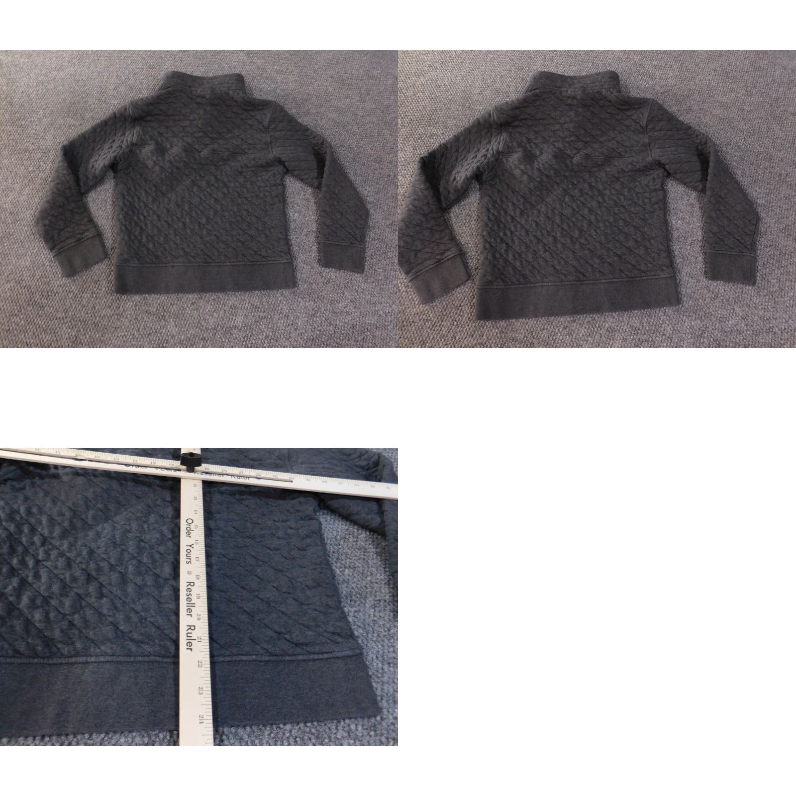 Patagonia Patagonia Sweater Women Small Gray Pullover Mock Neck Fleece Pockets Logo Stretch Outdoor Size S / US 4 / IT 40 - 8 Thumbnail