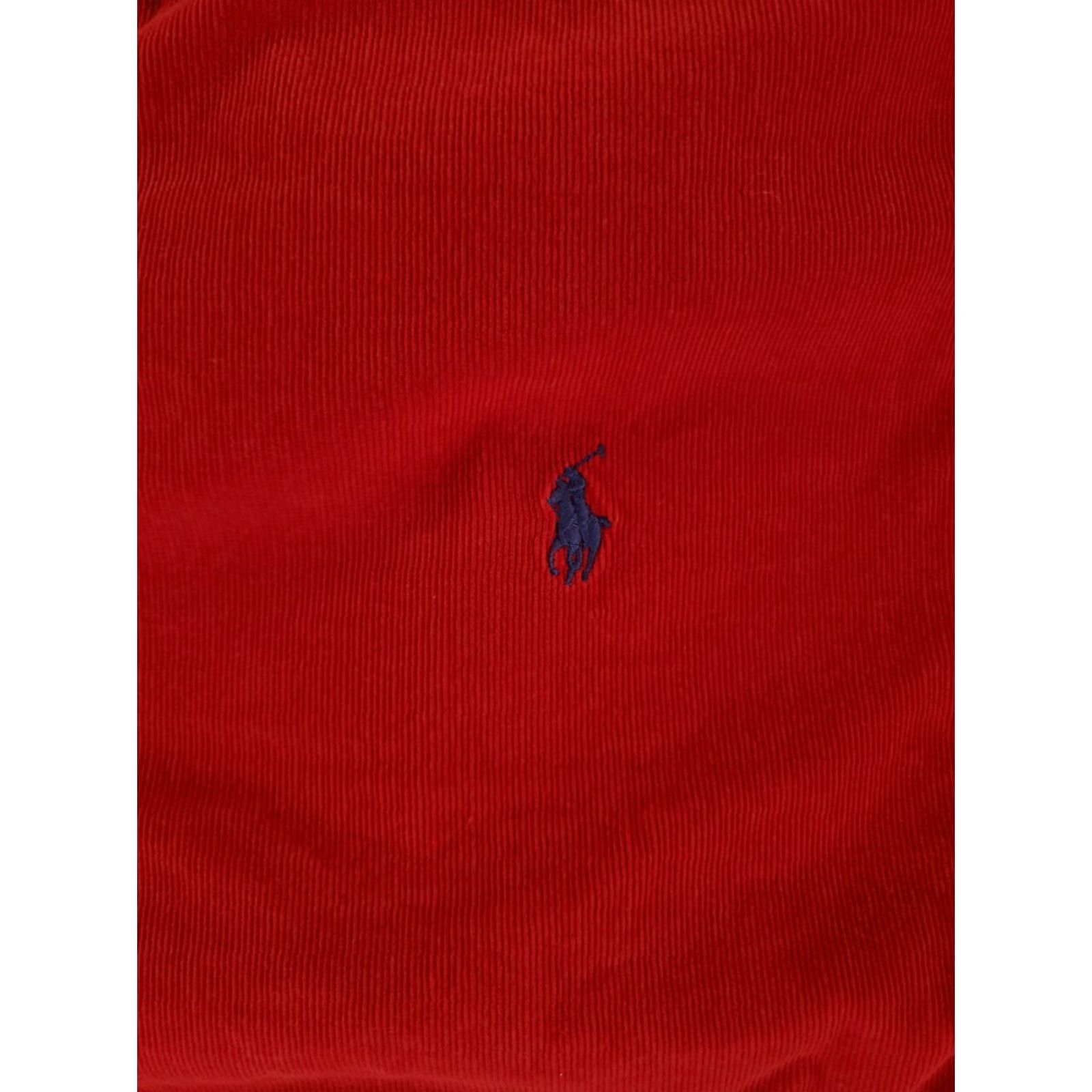 Polo Ralph Lauren Polo Ralph Lauren Shirt Button Down Corduroy Red Long Sleeve Mens XL Size US XL / EU 56 / 4 - 2 Thumbnail