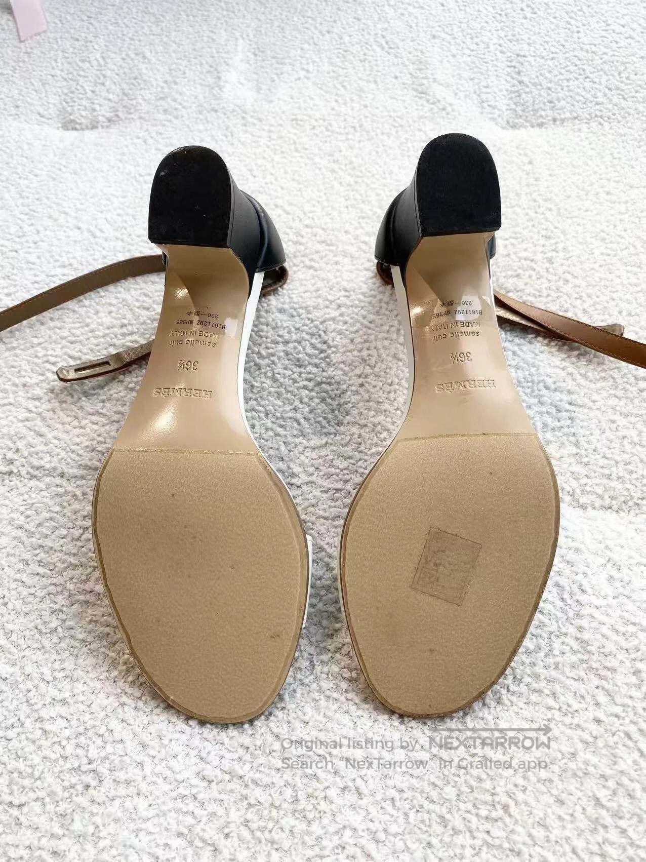 Hermes Hermes Color-blocking Kelly button-up heeled sandals| Size US 6 / IT 36 - 7 Thumbnail