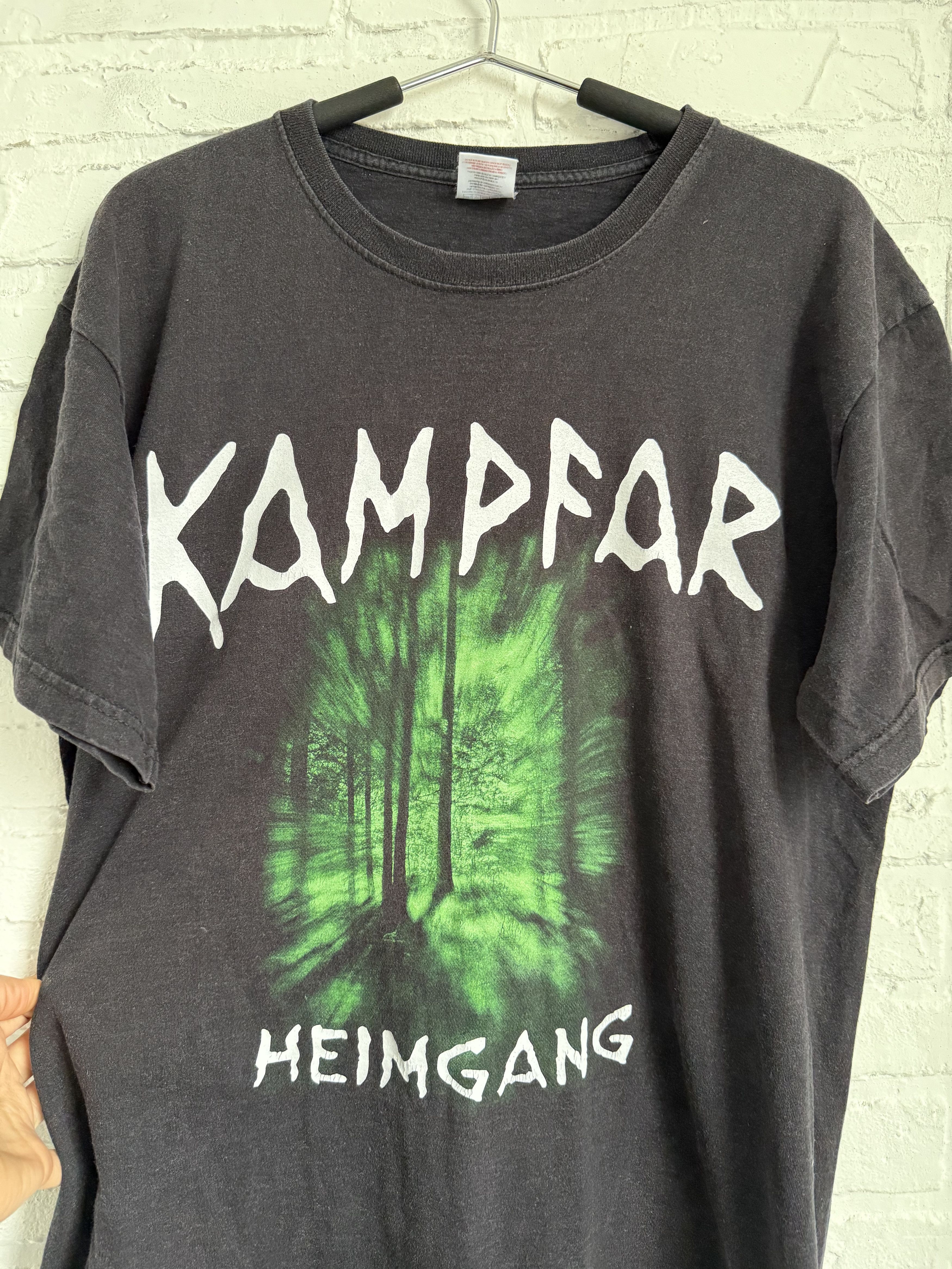 Band Tees Vintage 2008 Kampfar Heimgang METAL T-shirt size L Size US L / EU 52-54 / 3 - 2 Thumbnail