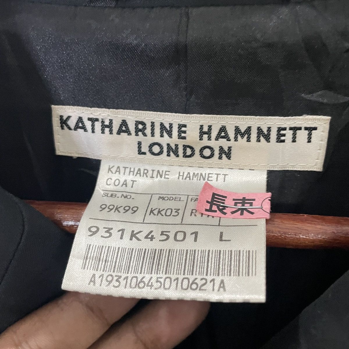 Katharine Hamnett London Vintage Katharine Hamnet London Trench Coat Jacket Size L / US 10 / IT 46 - 5 Thumbnail