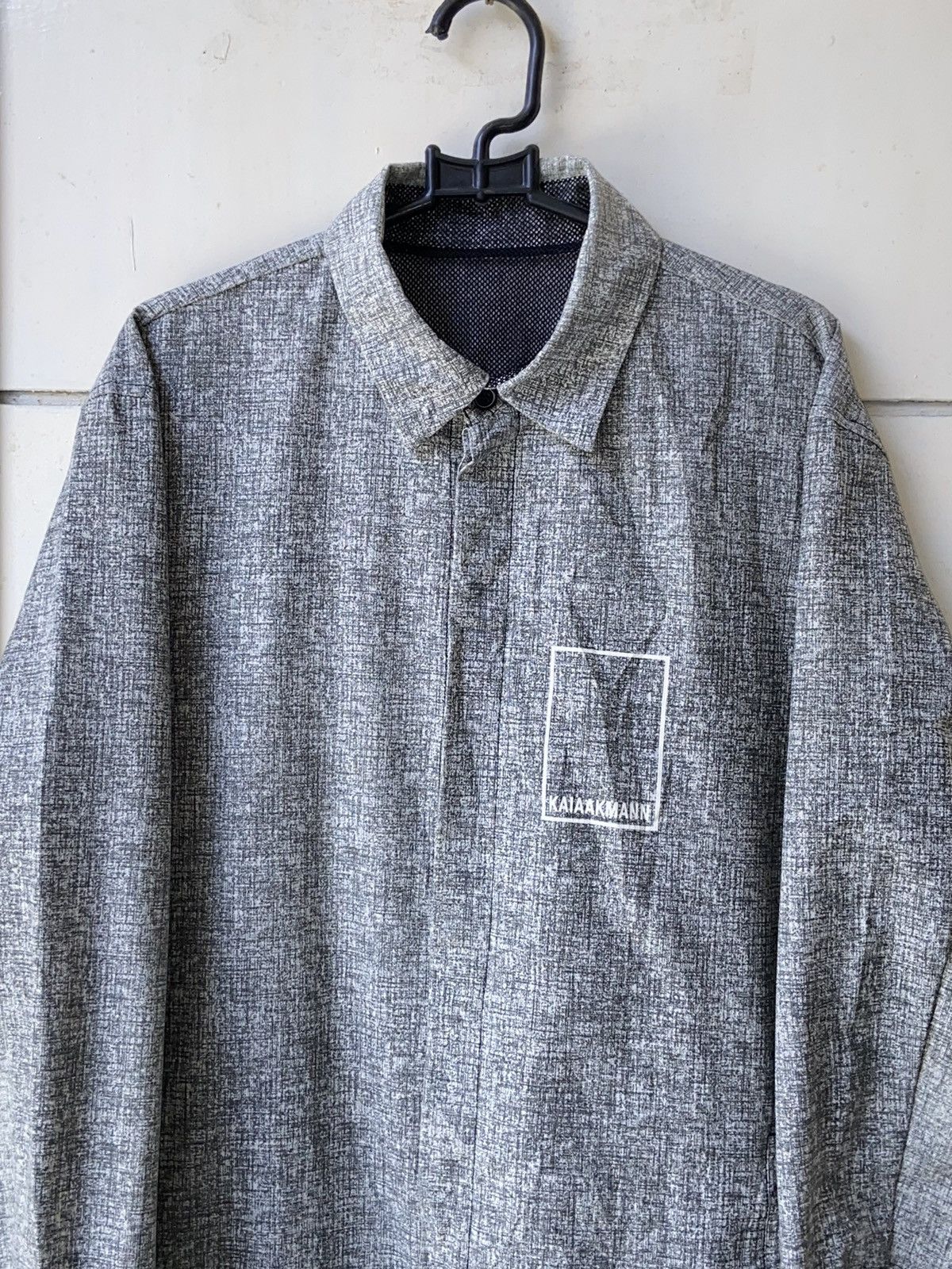 Designer × Japanese Brand × Kai Aakmann KAI AAKMANN Grey Long Shirt Size US XL / EU 56 / 4 - 2 Thumbnail