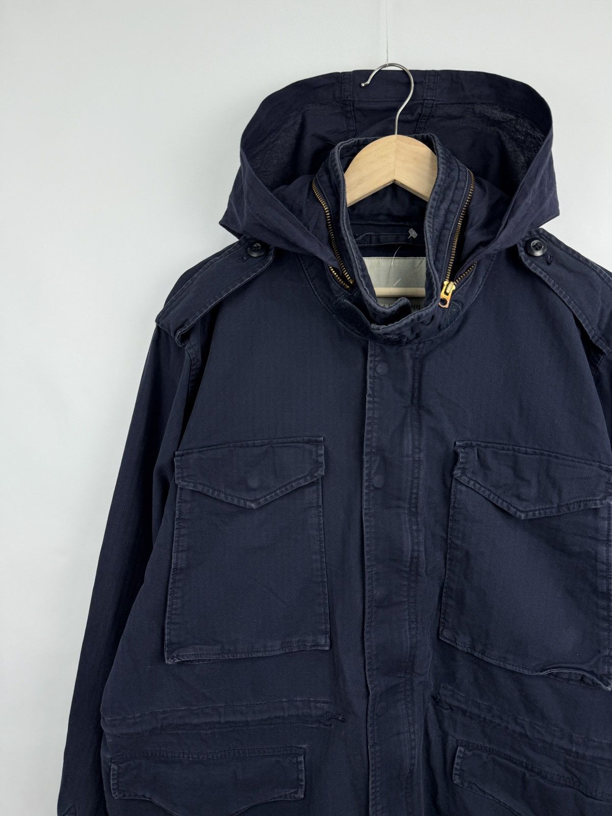 Denim & Supply Ralph Lauren × Polo Ralph Lauren × RRL Ralph Lauren 🇺🇸 Vintage Denim Supply Ralph Lauren Army Military Jacket Y2K Size US XL / EU 56 / 4 - 2 Thumbnail
