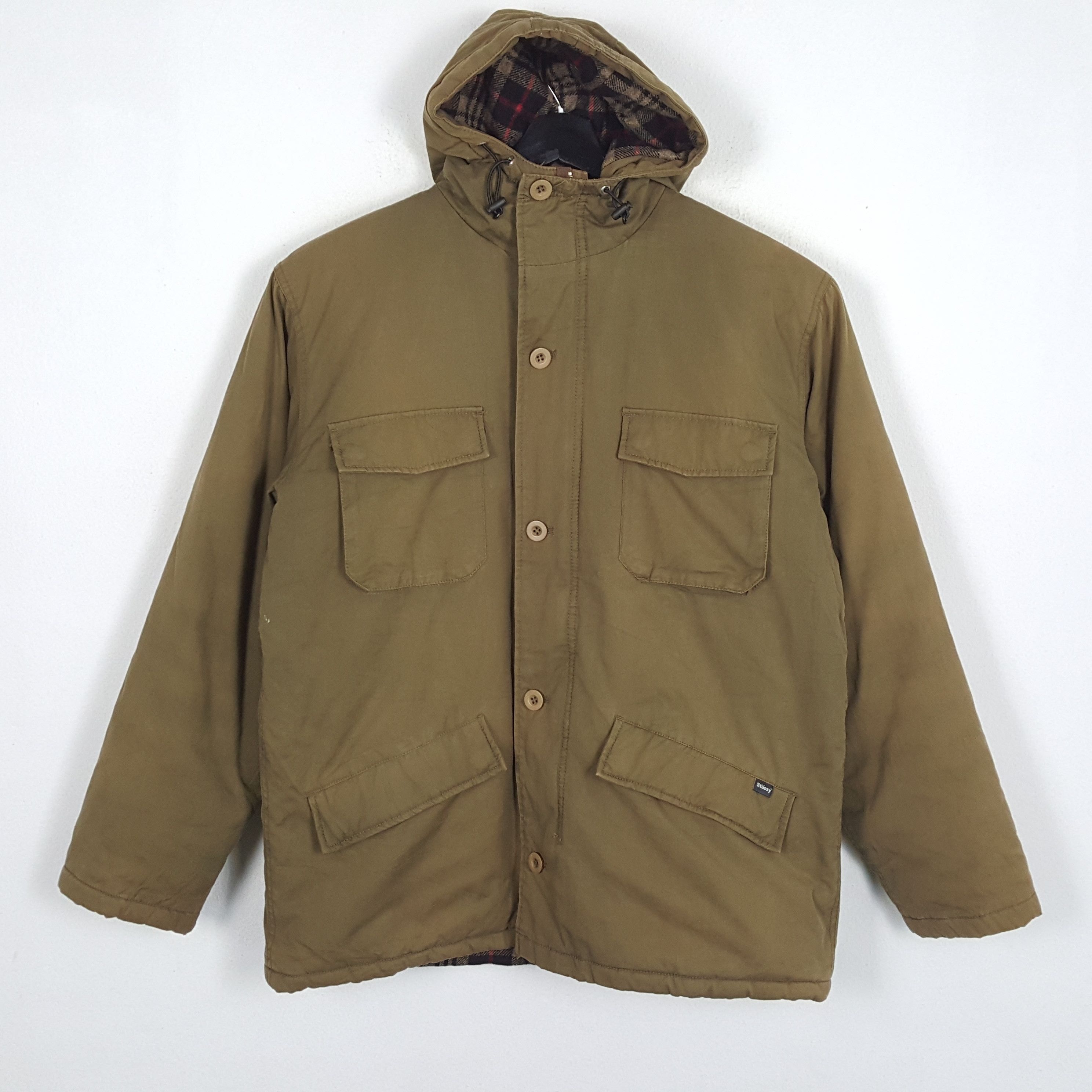 Stussy × Vintage STUSSY Streetwear Winter Style Custom Art Jacket Size US L / EU 52-54 / 3 - 3 Thumbnail