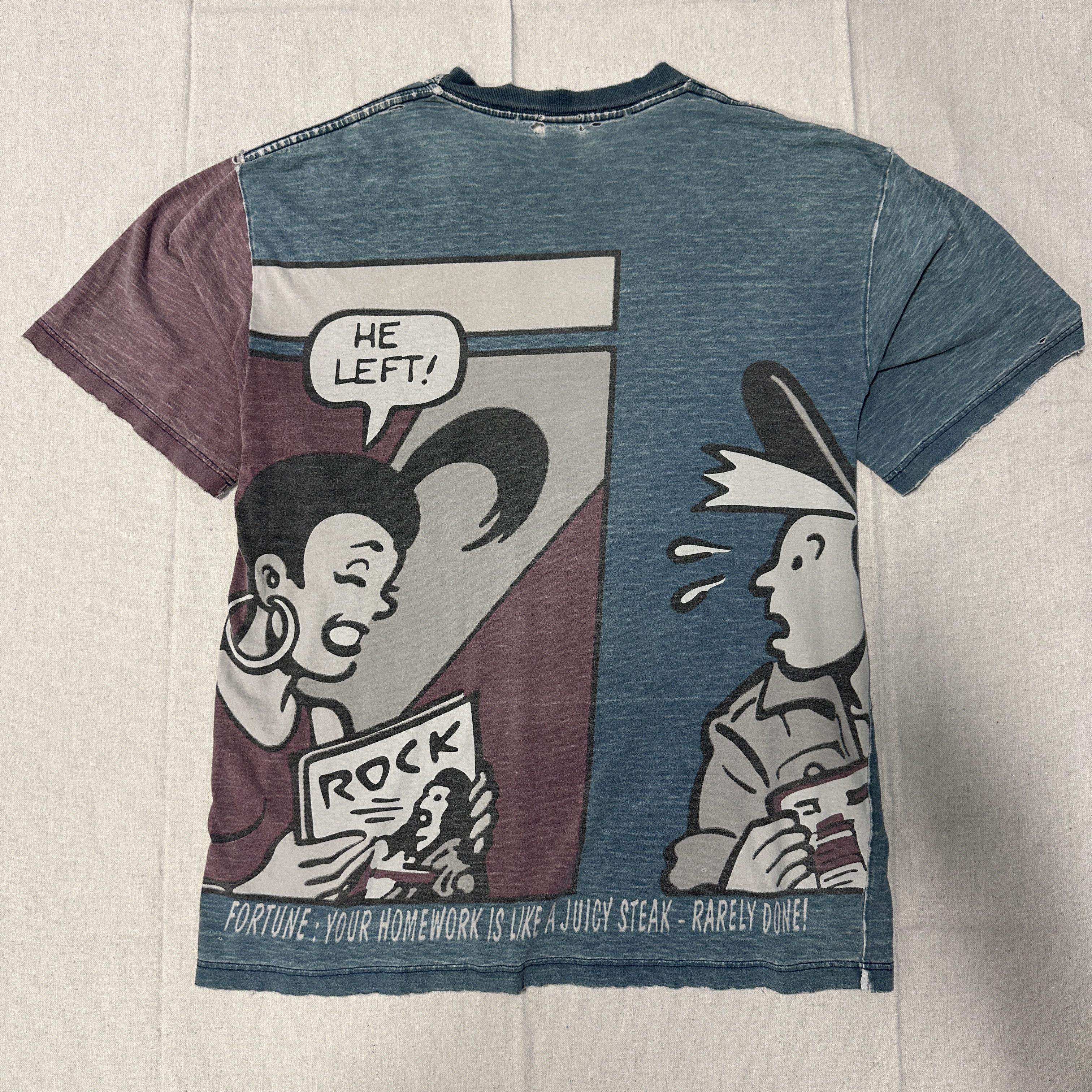 Other Vintage Bazooka Joe Comic Graphic T-Shirt Size S aop 90s Size US S / EU 44-46 / 1 - 10 Thumbnail