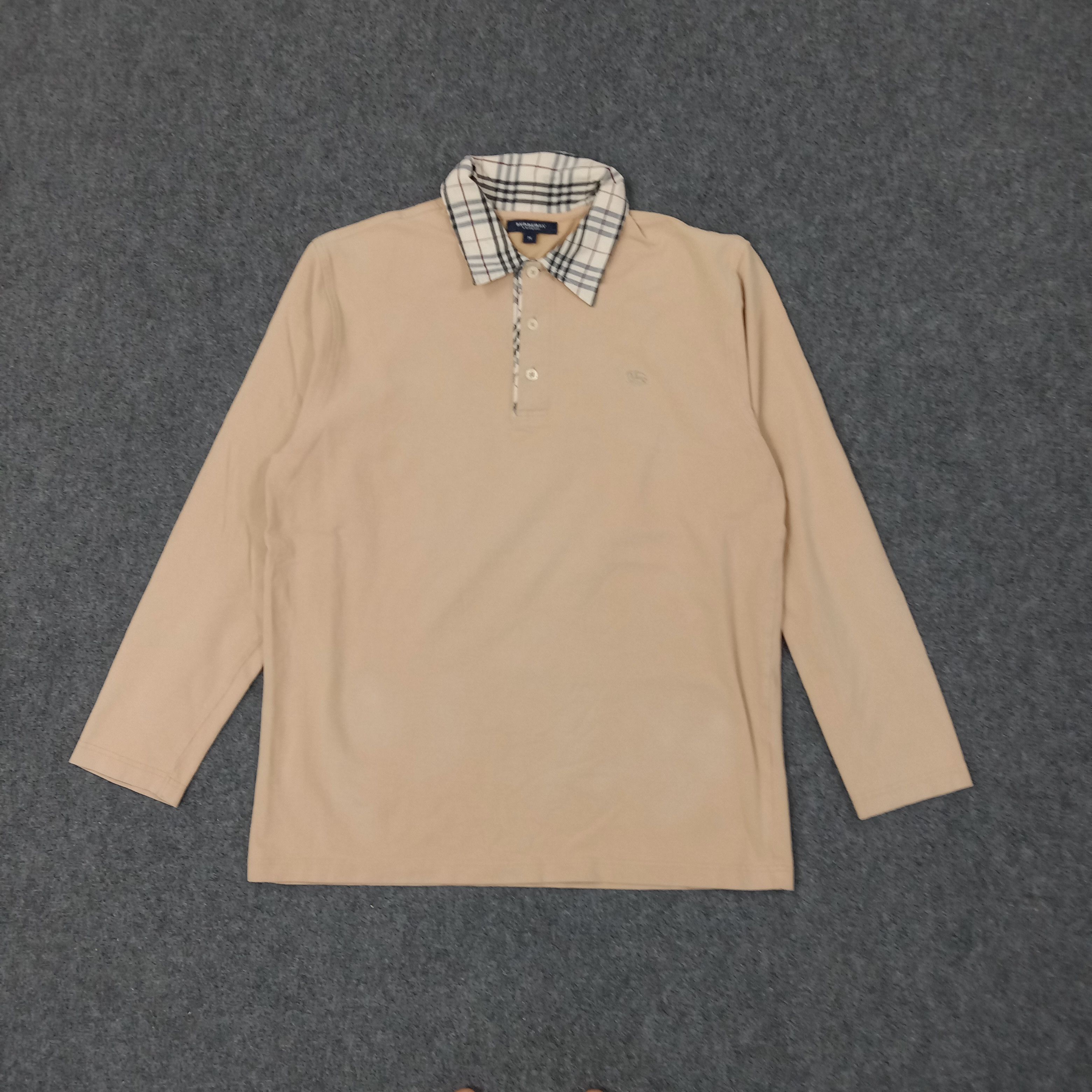 Burberry Burberry London Nova Check Designer Polos C249N9 Size US M / EU 48-50 / 2 - 1 Thumbnail