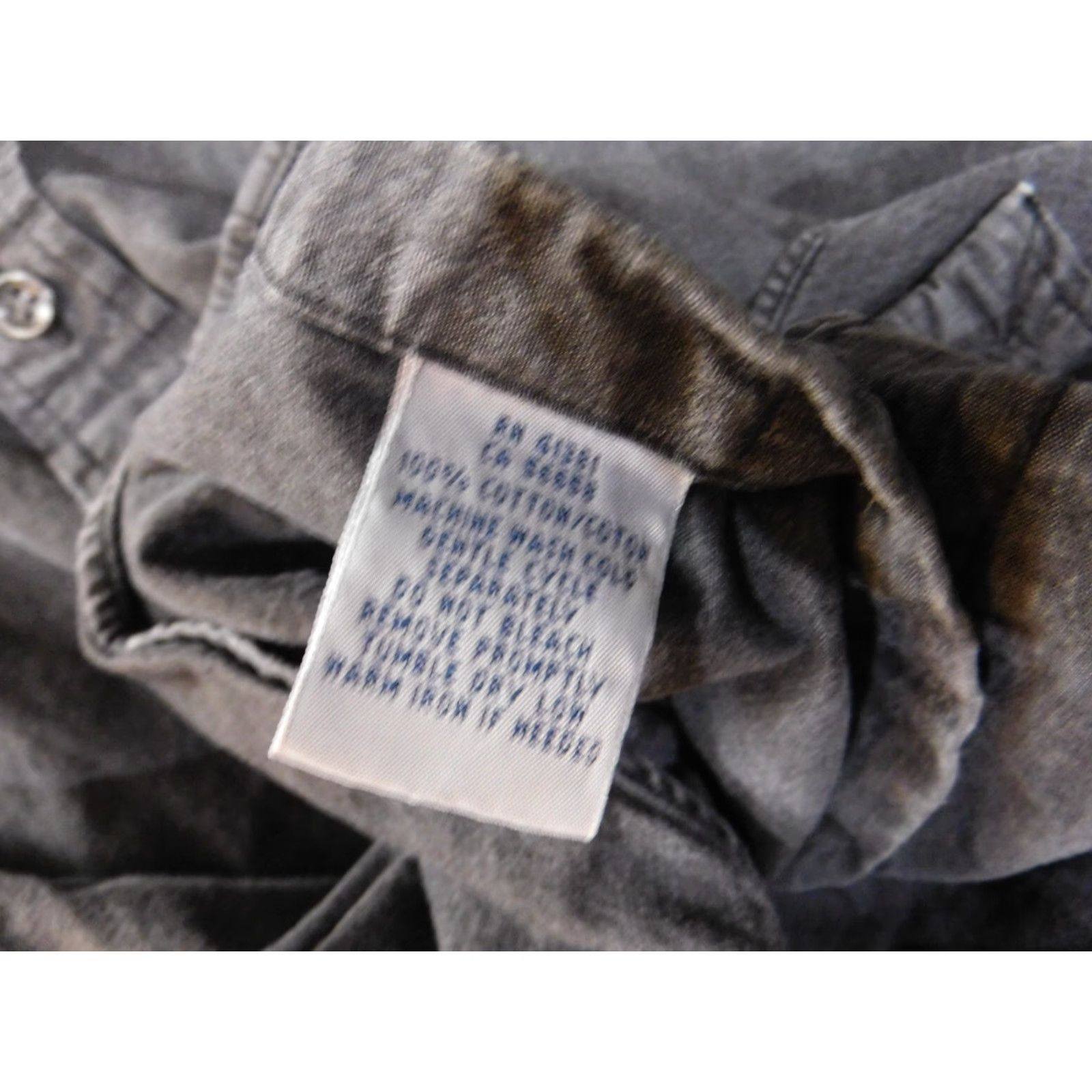 Ralph Lauren Ralph Lauren Shirt Mens Small Gray Paisley Slim Fit Button-Up Logo Classic Size US S / EU 44-46 / 1 - 7 Thumbnail
