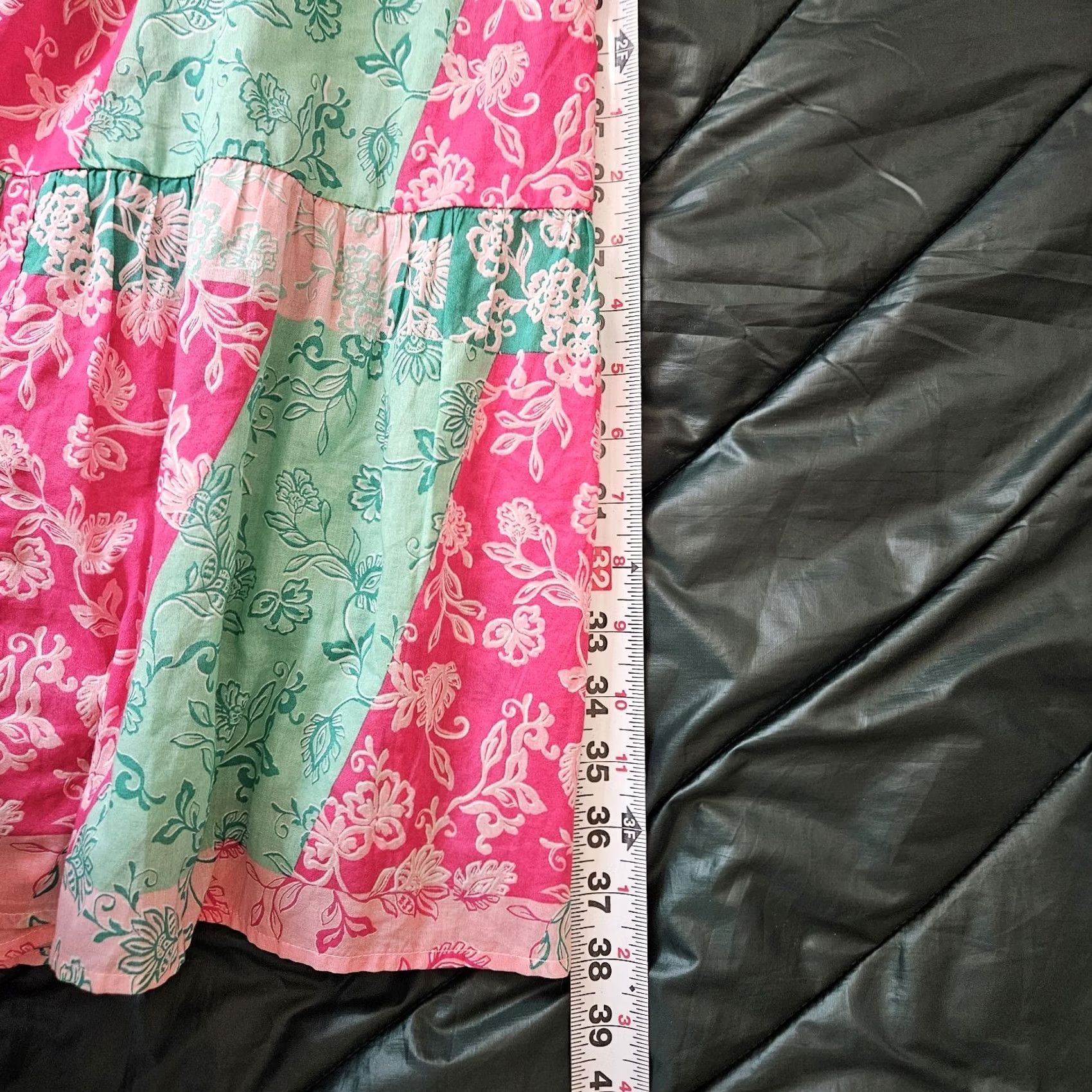 J.Crew J.CREW Women's Patchwork Floral Maxi Dress Spaghetti Strap Cover Up Size S Multicolor Size S / US 4 / IT 40 - 7 Thumbnail