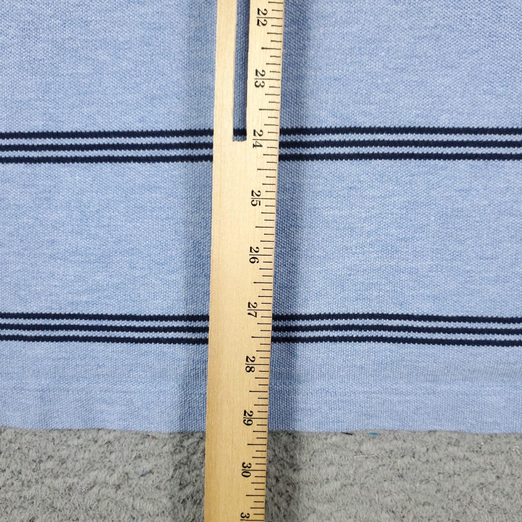 Tommy Hilfiger VINTAGE Tommy Hilfiger Polo Shirt Mens XL Blue Striped Casual Short Sleeve Polo Shirt XL Blue Size US XL / EU 56 / 4 - 5 Thumbnail