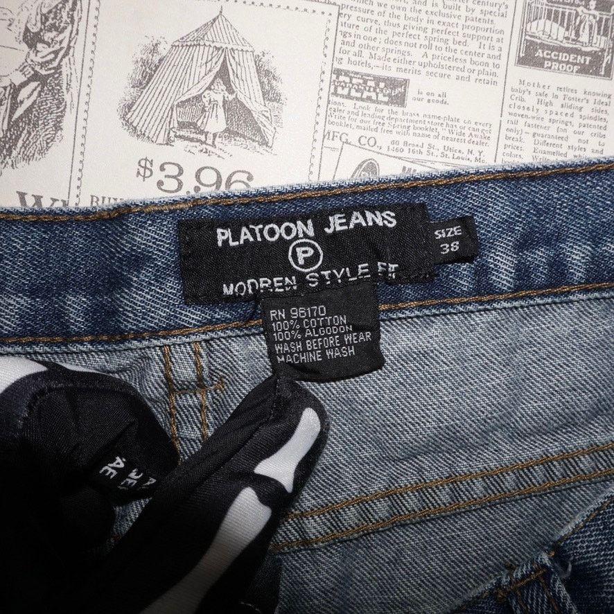 Vintage 36 - Vintage Y2K platoon jeans 2000s denim carpenter jeans Size US 36 / EU 52 - 3 Thumbnail