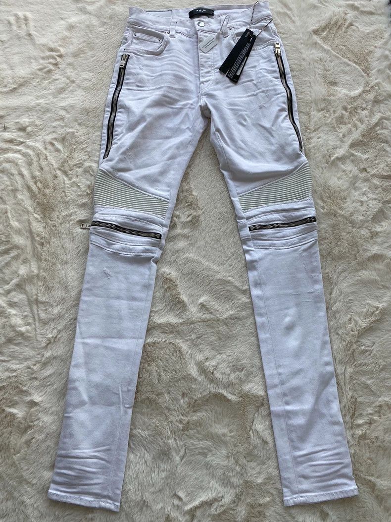 Amiri Amiri White mx2 Jean Size US 30 / EU 46 - 1 Thumbnail