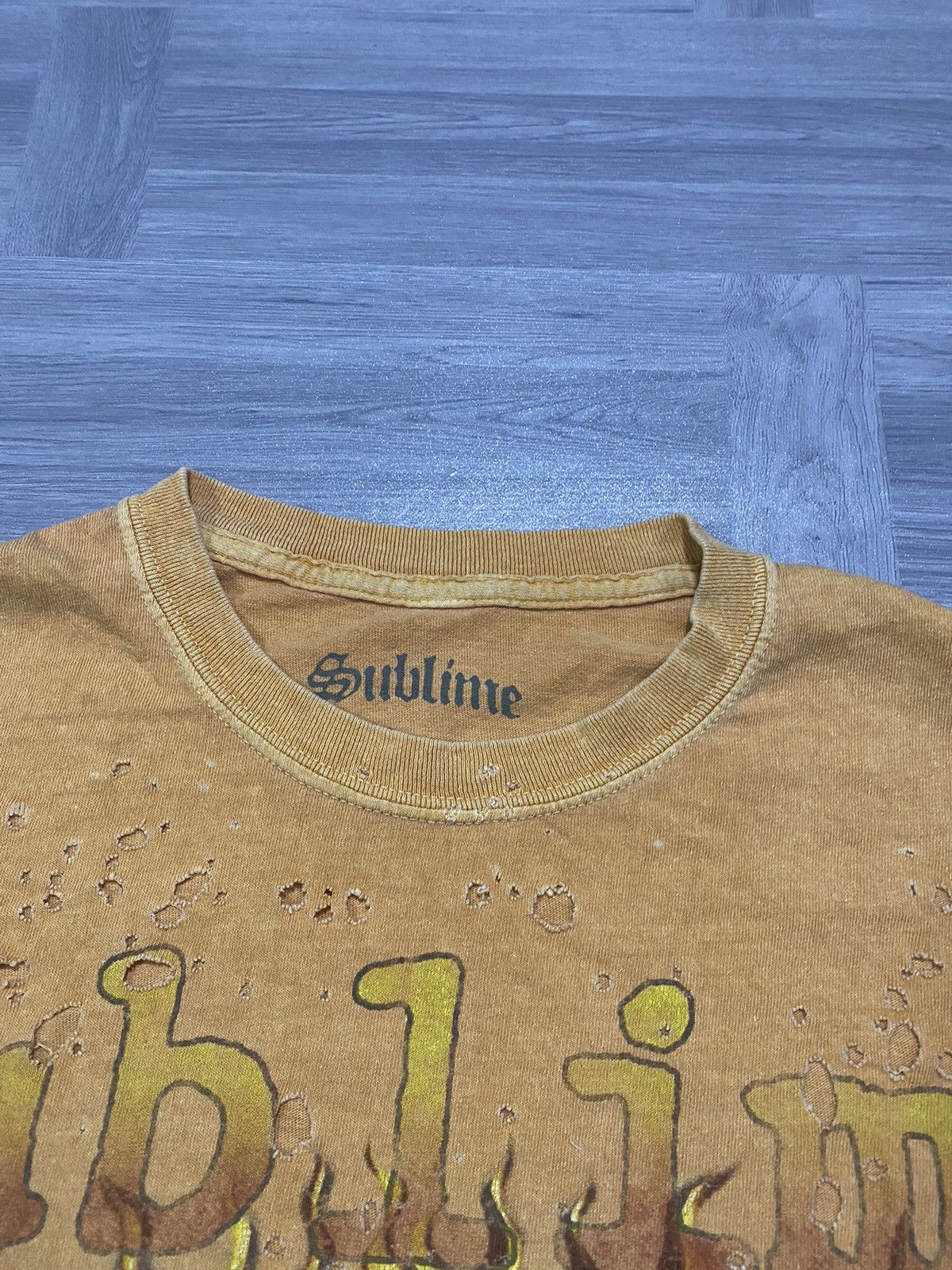 Sublime Sublime Long Beach Oversize Distressed Ska Rock Band Tee O/S Size US M / EU 48-50 / 2 - 7 Thumbnail