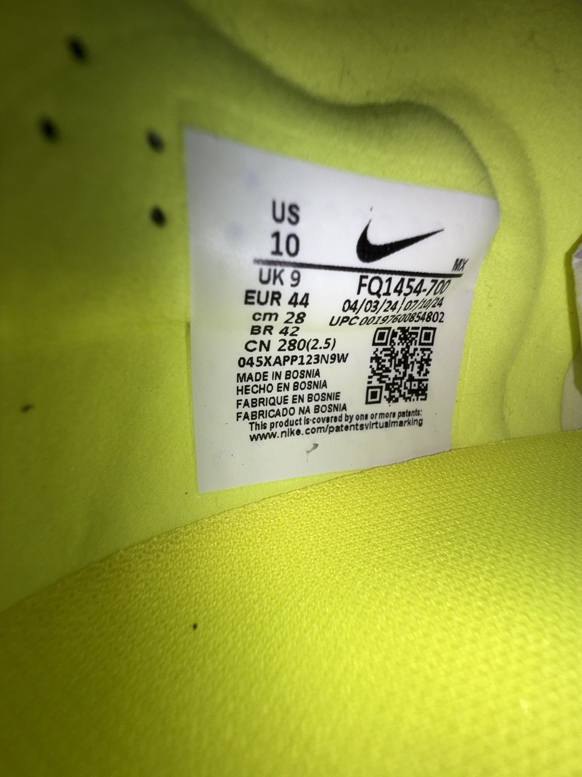 Nike Nike Mercurial Superfly 10 Elite Size US 10 / EU 43 - 9 Thumbnail