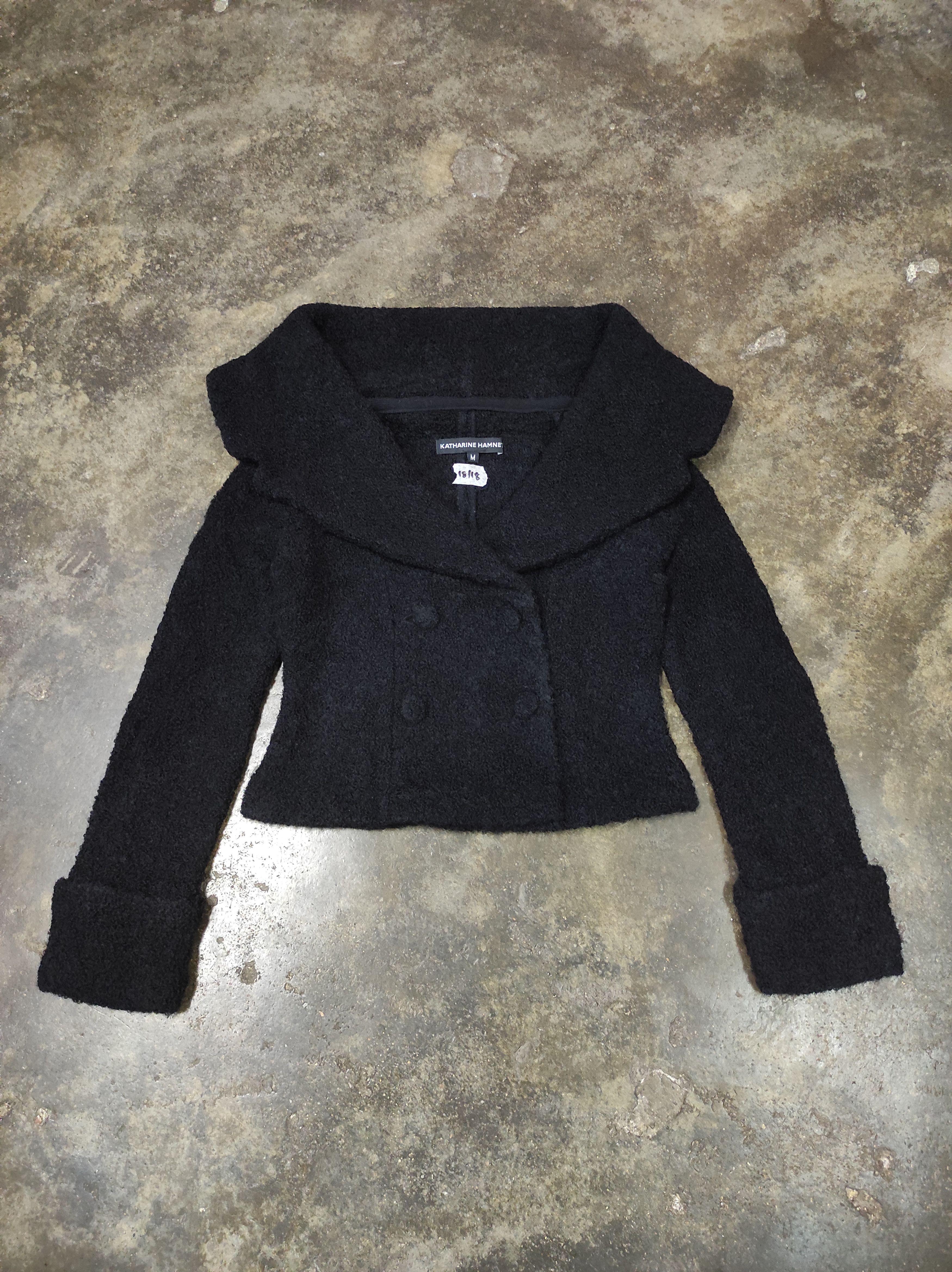 Katharine Hamnett London KATHARINE HAMNETT CROPPED COAT JACKET Size M / US 6-8 / IT 42-44 - 1 Thumbnail