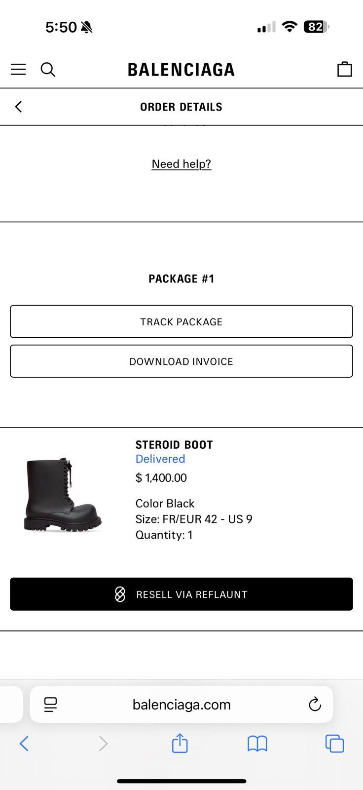 Balenciaga Balenciaga steroid boot Size US 9 / EU 42 - 14 Thumbnail