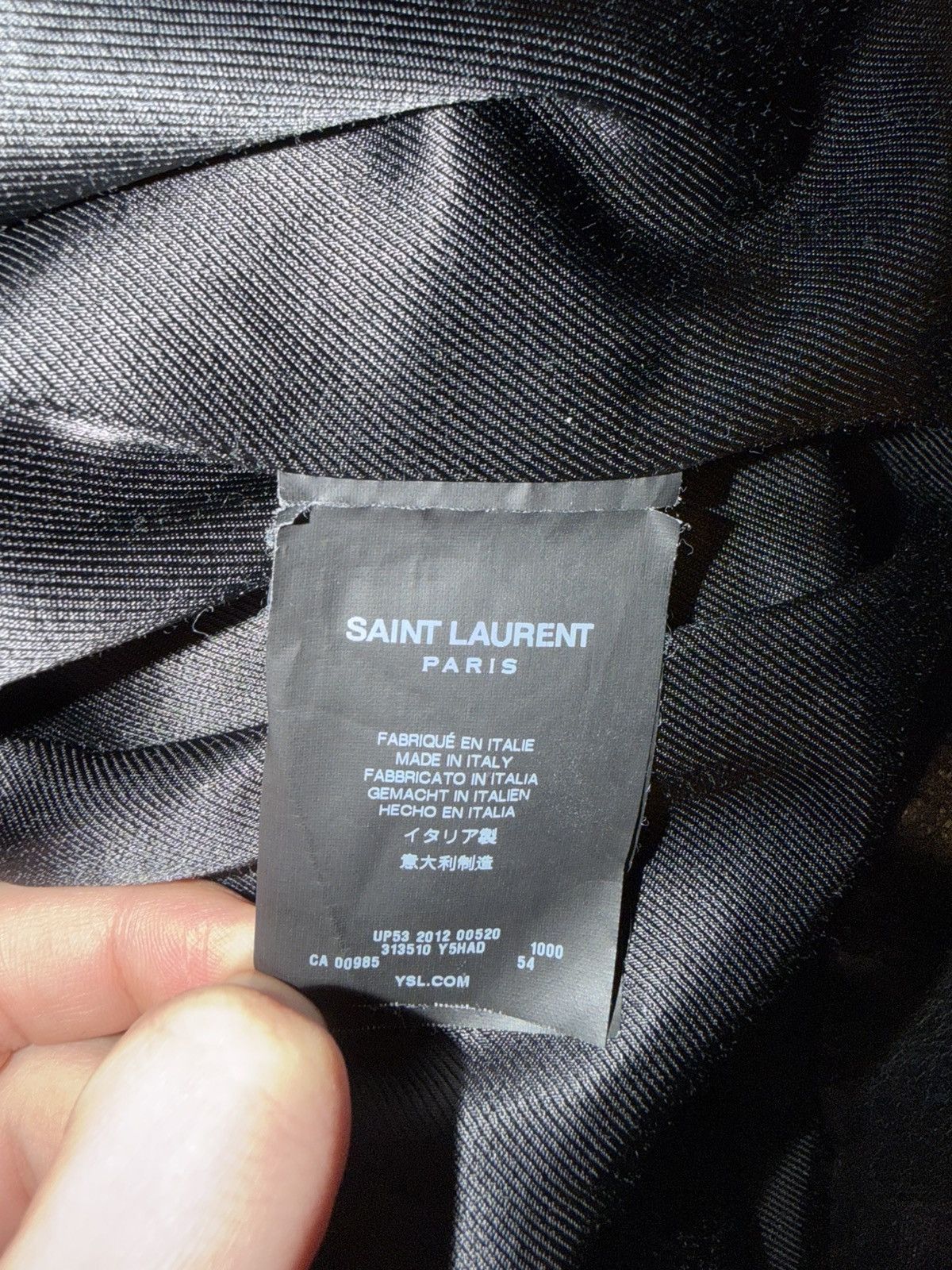 Hedi Slimane × Saint Laurent Paris Holy Grail 2012 Hedi Slimane Field Leather Jacket 52 50 M Size US L / EU 52-54 / 3 - 13 Thumbnail