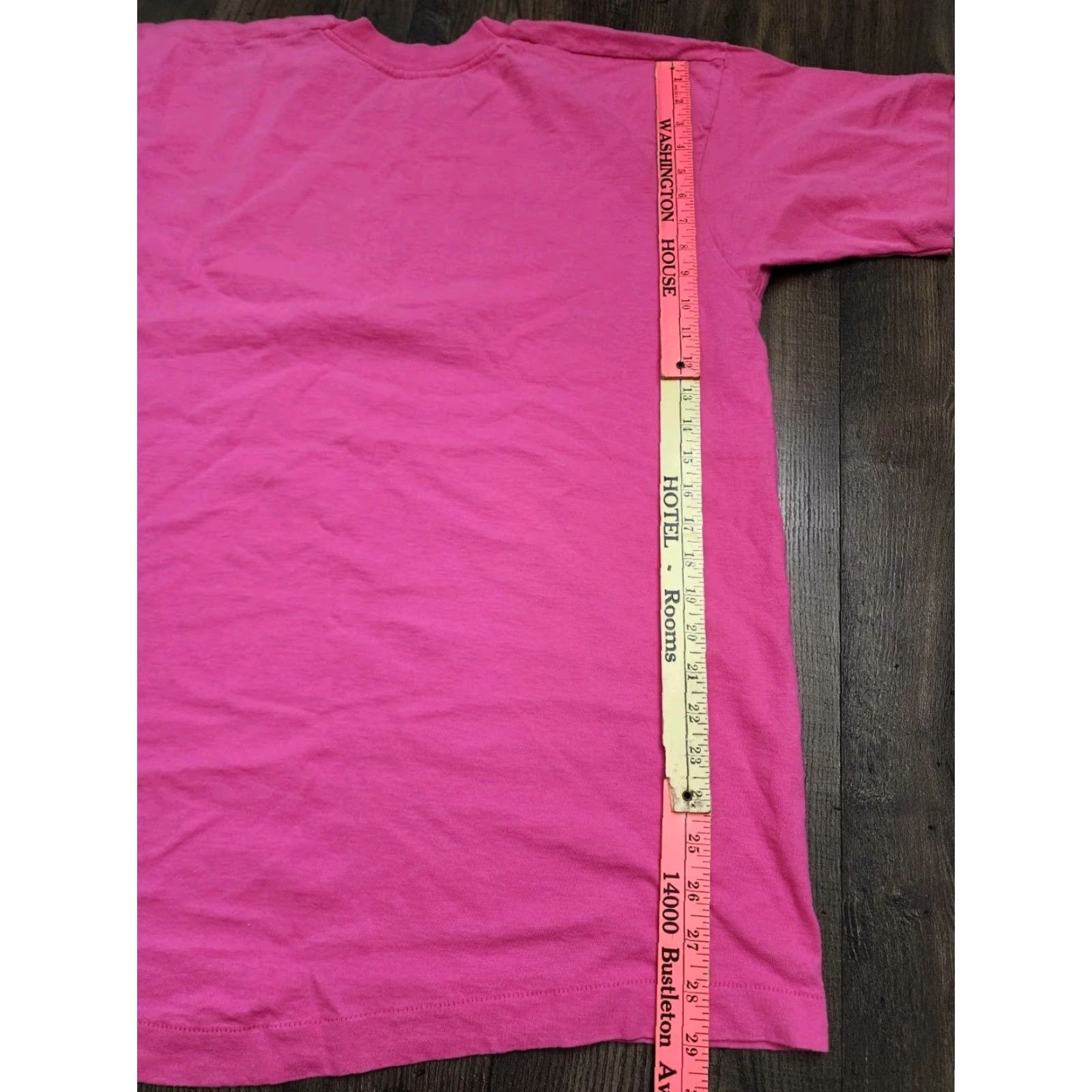 Fruit Of The Loom VINTAGE 80s Fruit of the Loom T Shirt Adult XL Pink Graphic Print Ocean Theme Mens Size US XL / EU 56 / 4 - 2 Thumbnail