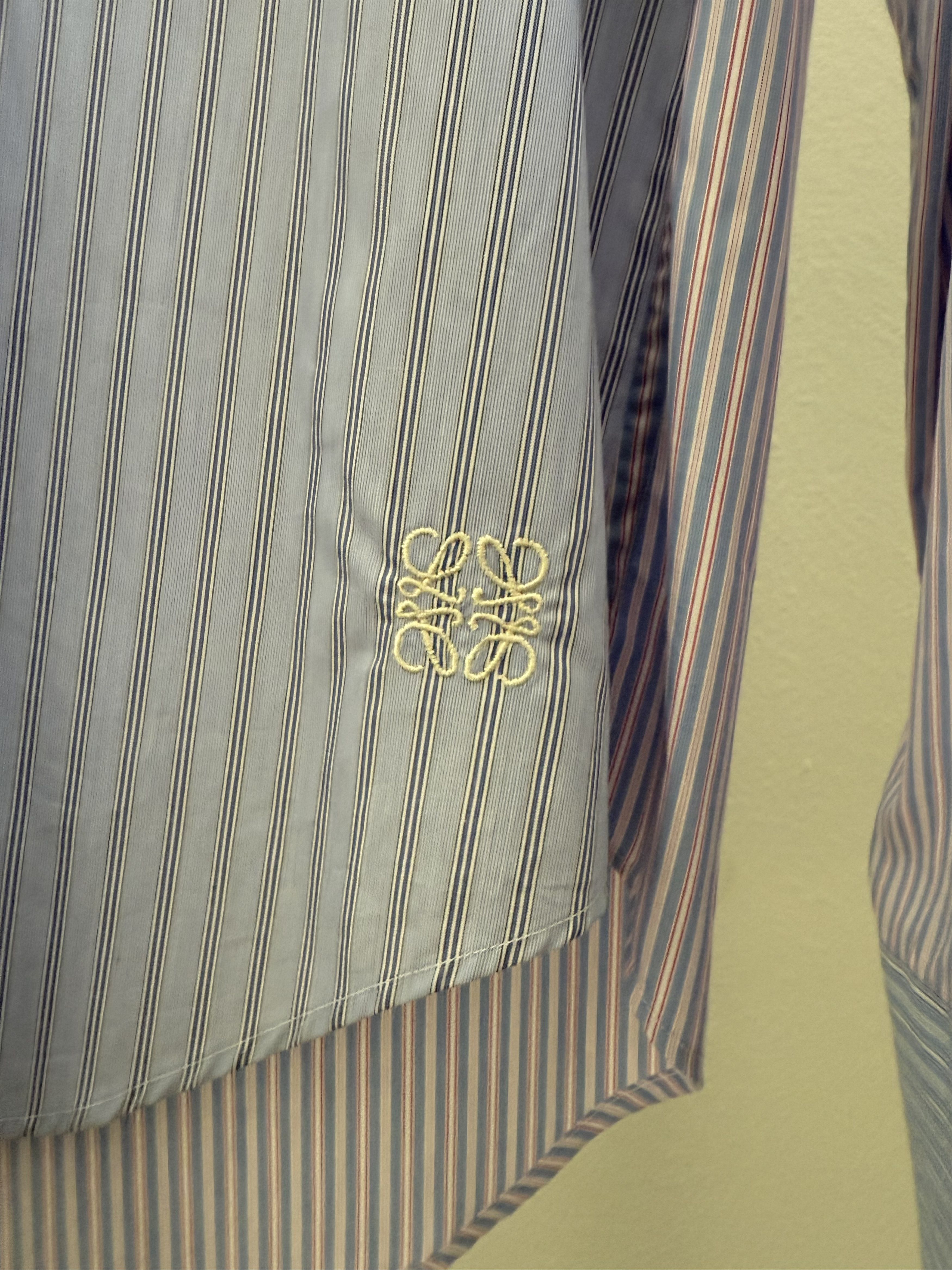 Loewe Multipattern Stripe Sport Shirt Size US S / EU 44-46 / 1 - 3 Thumbnail