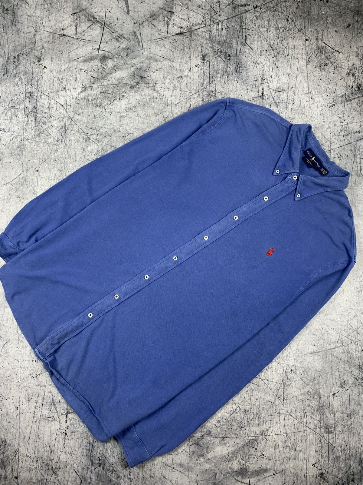 Ralph Lauren Men’s Ralph Lauren Featherweight Mesh Shirt Long Sleeve Top Size US XXL / EU 58 / 5 - 2 Thumbnail