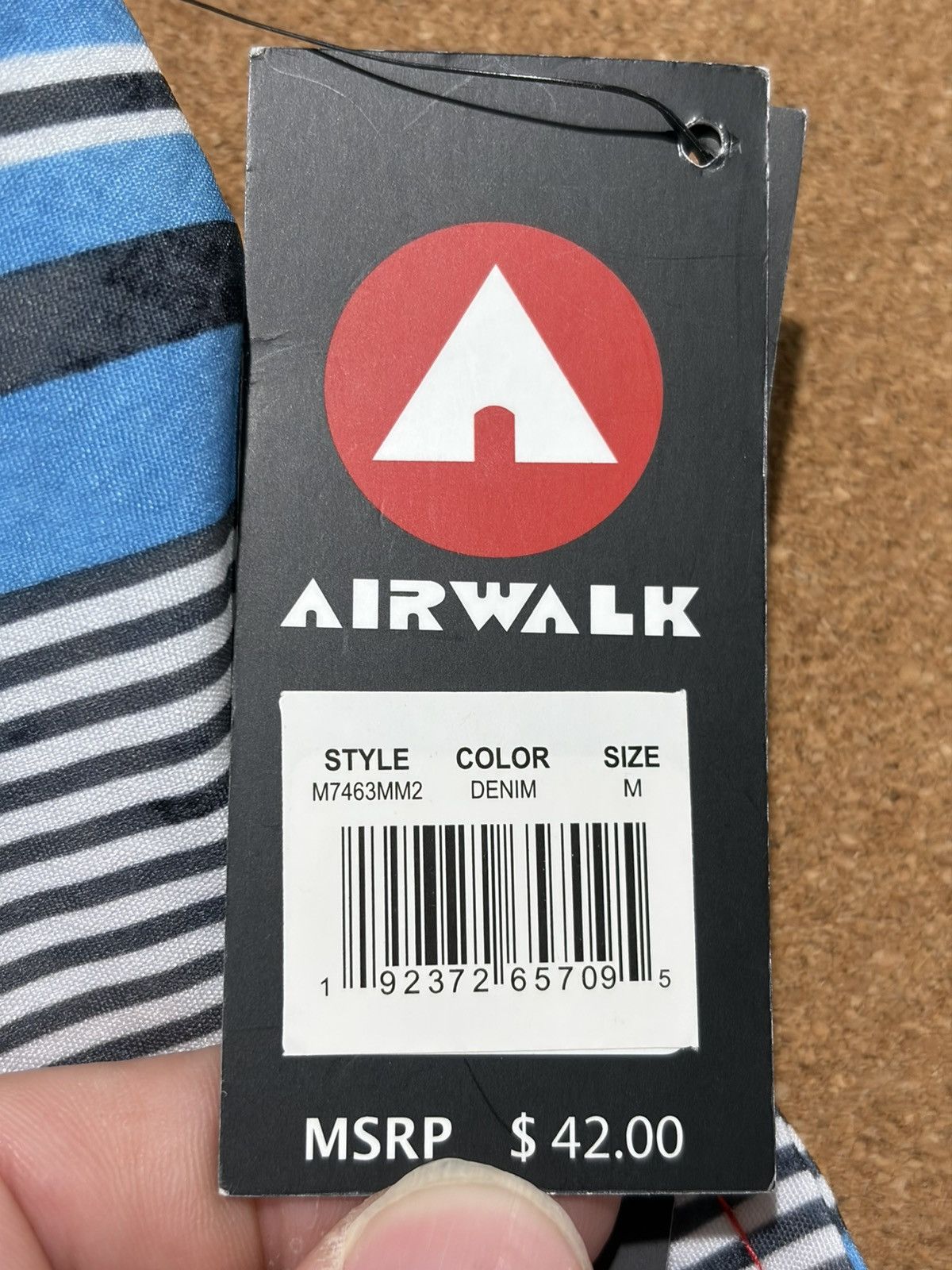 Airwalk Airwalk Swim Trunks Stripe Cargo Stretch Board Shorts Size US 33 - 4 Thumbnail