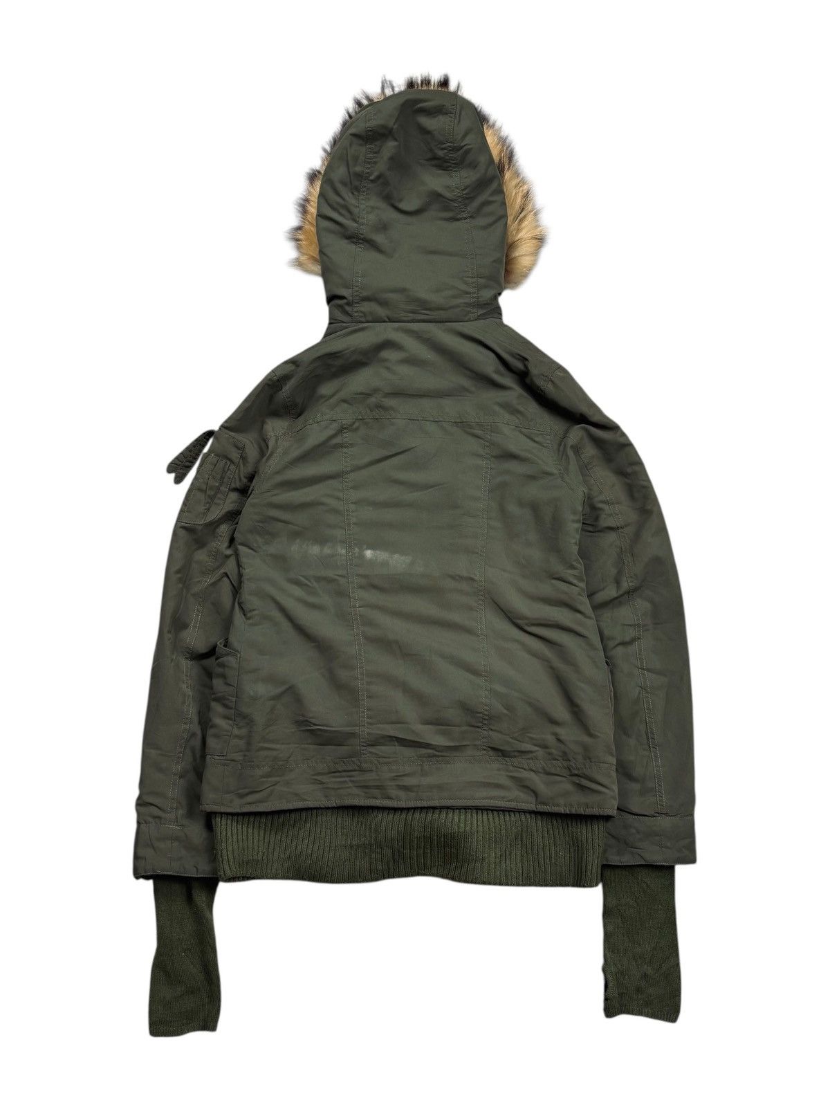 GOA 2000s SLY - Thumbhole Apocalypse Style Fur Hoodie Jacket Size US M / EU 48-50 / 2 - 3 Thumbnail
