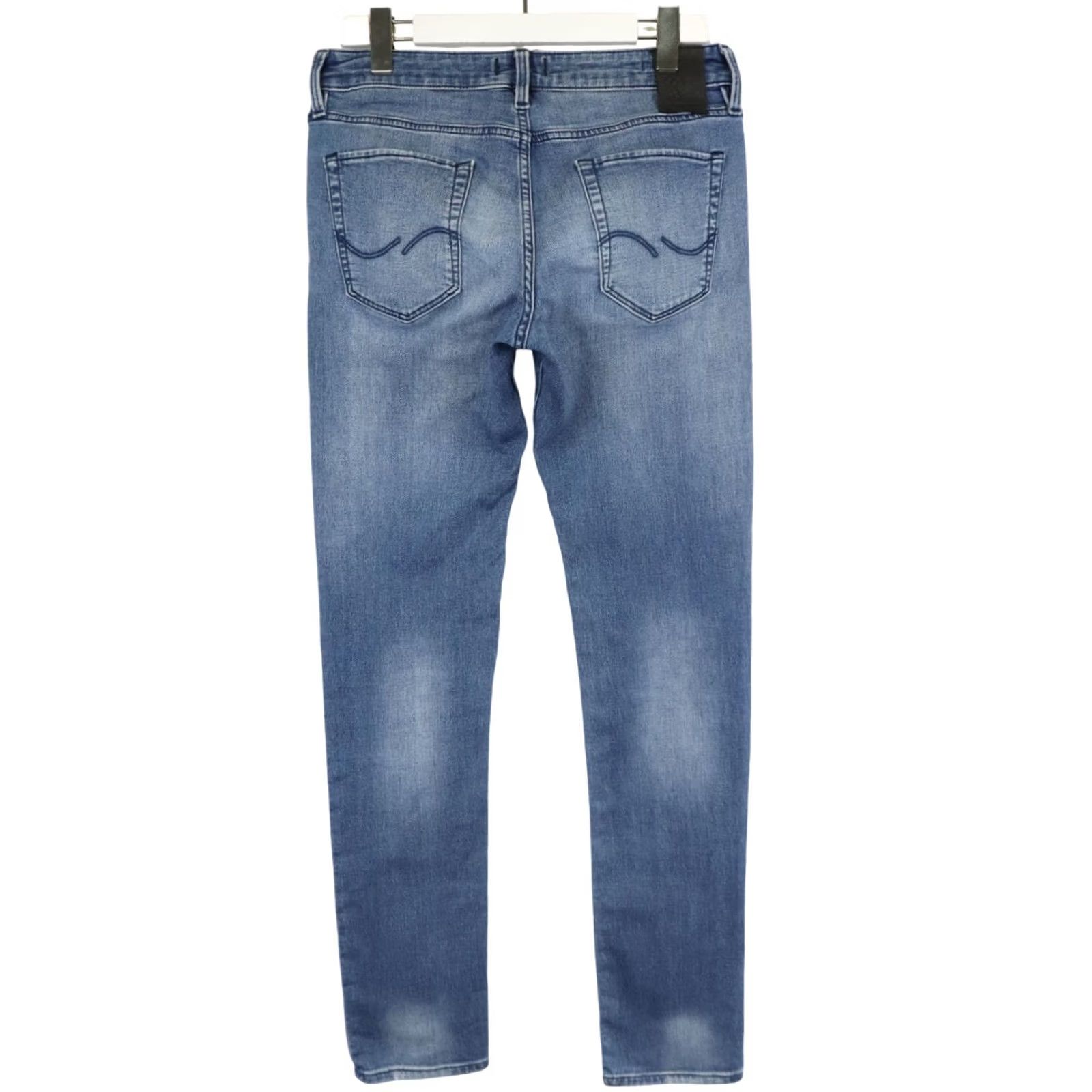 Jack & Jones JACK & JONES Slim/Glenn Jeans Men's W32/L34 Blue Whiskers Button Fly Stretch Slim Jeans Mens W32/L34 Blue Whiskers Button Fly Stretch Size US 32 / EU 48 - 2 Thumbnail