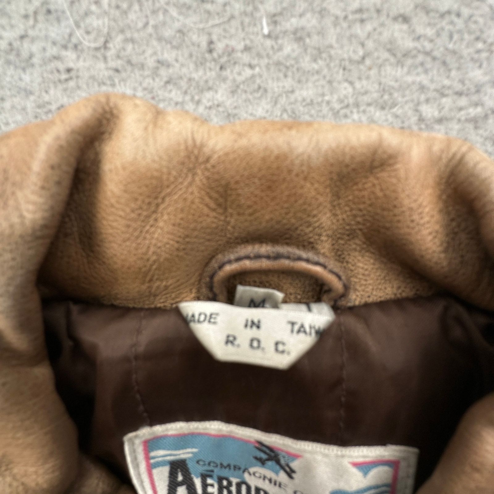 Aeropostale Vintage Aeropostale A-2 Bomber Leather Jacket Medium Flight Size US M / EU 48-50 / 2 - 13 Thumbnail