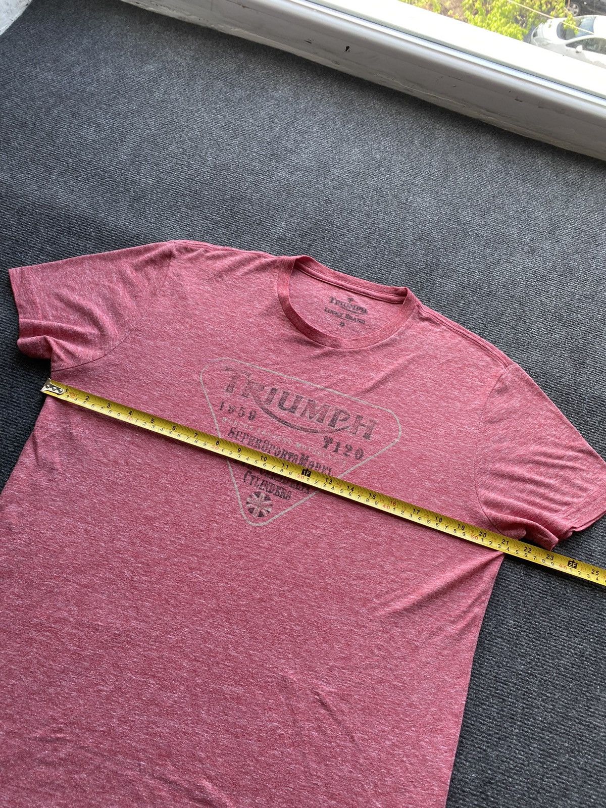 Lucky Brand 🔥Racing Triumph Lucky Brand Red Vntg tee mens M Size US M / EU 48-50 / 2 - 4 Thumbnail