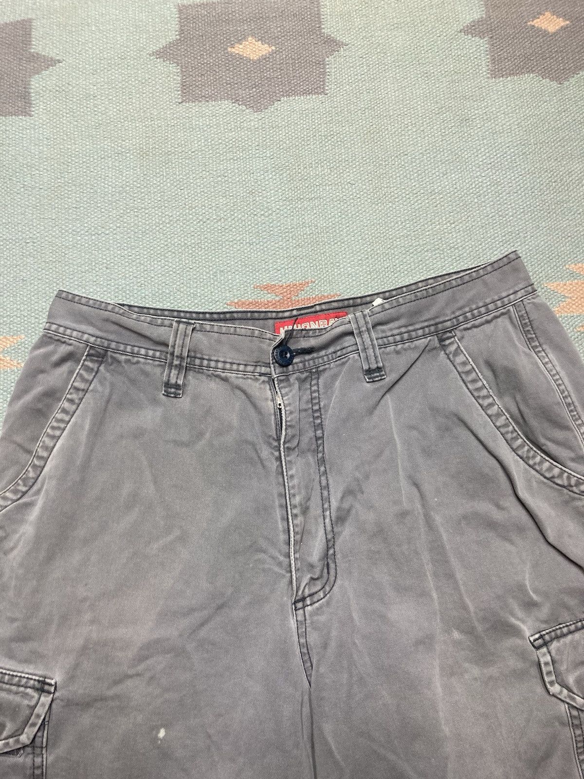 UNIONBAY × Vintage y2k Union bay cargo shorts wide leg baggy skater utility 33 Size US 33 - 4 Thumbnail