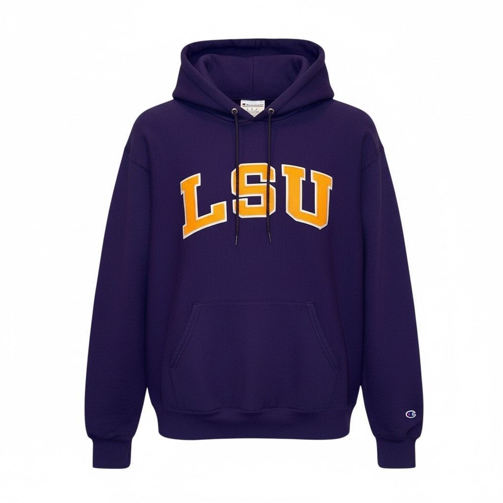 Champion LSU Tigers Champion University of Louisiana Hoodie Sweatshir Size US L / EU 52-54 / 3 - 1 Thumbnail