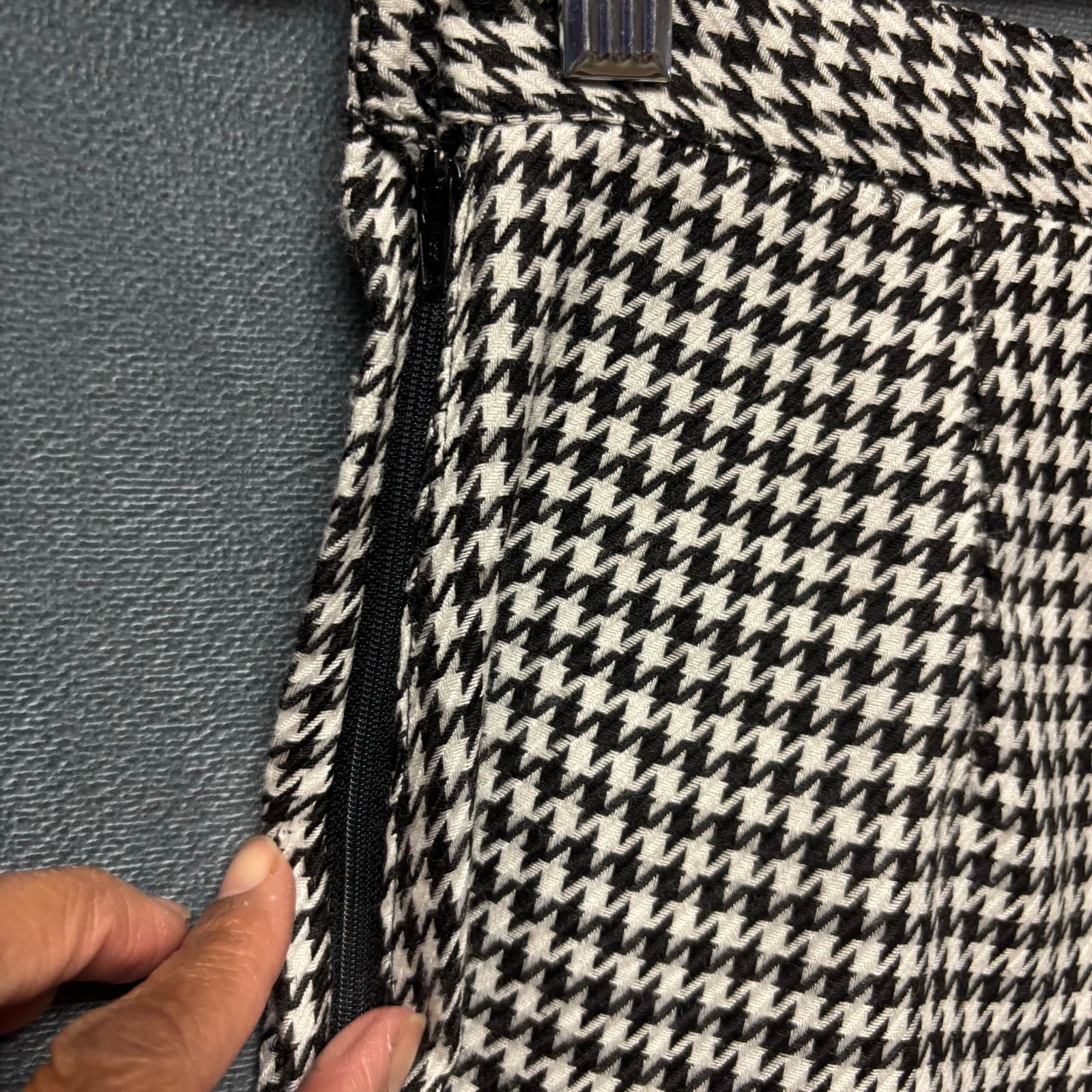 Other Vintage Melissa Lawrence Houndstooth Pantsuit Vest Set Size M / US 6-8 / IT 42-44 - 24 Thumbnail