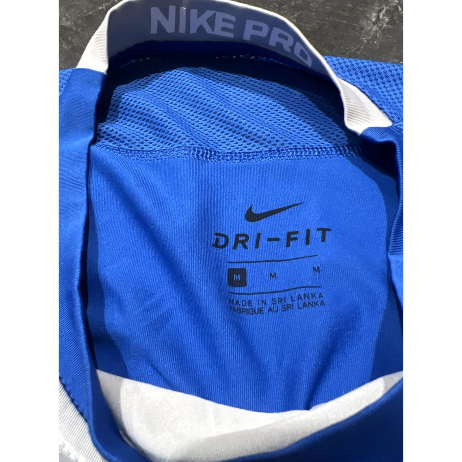 Nike Nike Pro MLB Men’s Medium Blue Dri-FIT Baseball Shirt Pullover 3/4 Sleeve Activewear Size US M / EU 48-50 / 2 - 7 Thumbnail