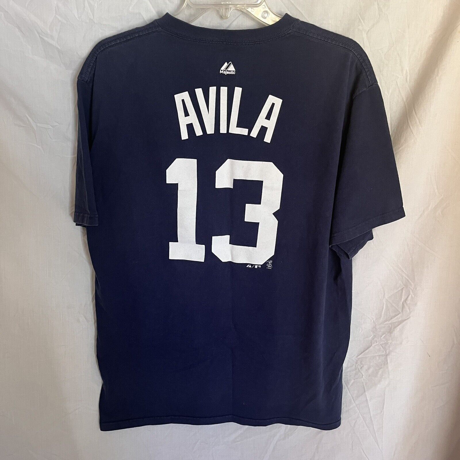 Majestic DETROIT TIGERS tee #13 Alex Avila T shirt baseball 2009-2015 Size US L / EU 52-54 / 3 - 4 Thumbnail