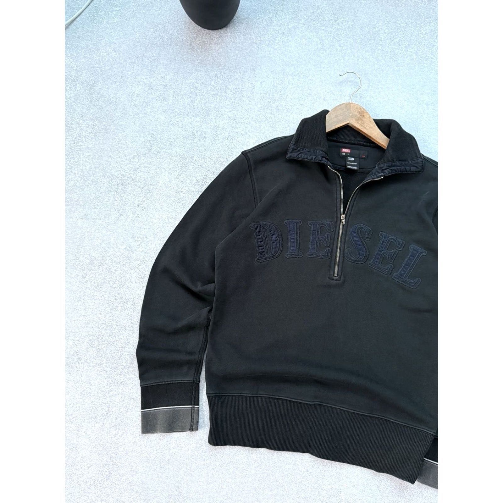 Diesel VINTAGE Diesel Pullover Sweatshirt Zip Big Logo Y2K Dark Green Men’s Size S Size US S / EU 44-46 / 1 - 3 Thumbnail