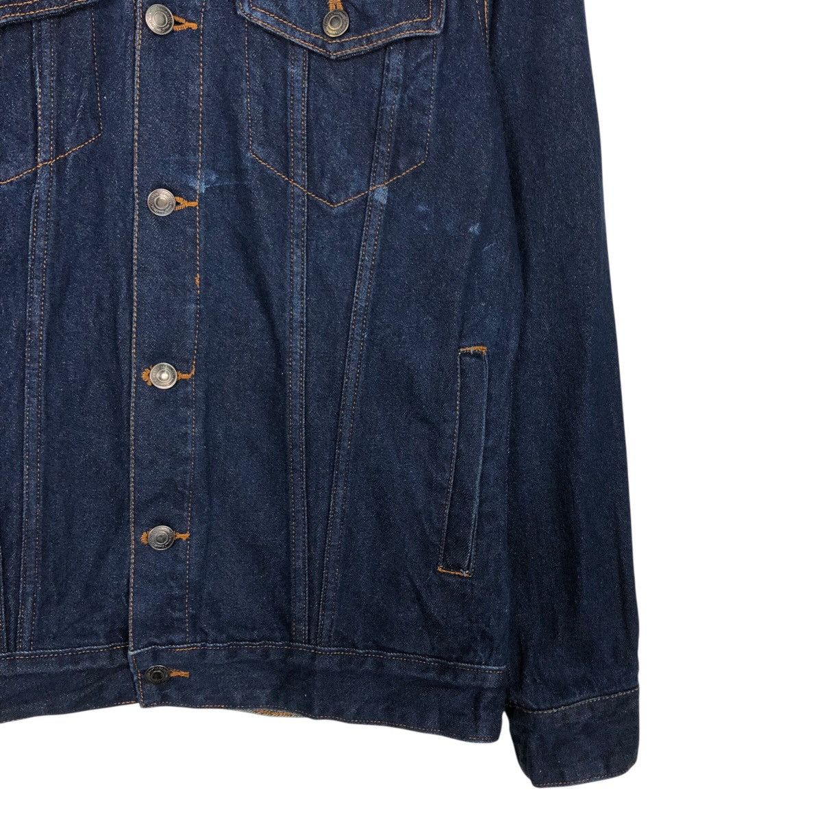 Japanese Brand 📌Vintage Denim Trucker Jacket ILLS Japan Issey Miyake Size US L / EU 52-54 / 3 - 6 Thumbnail