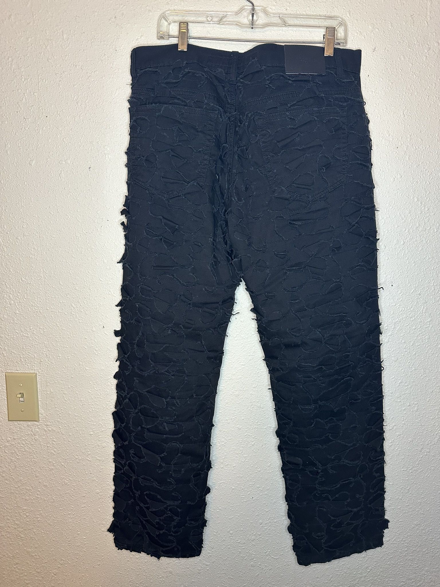 Griffin × Supreme Supreme x Griffin Black Laser Cut Slim Fit Pants 