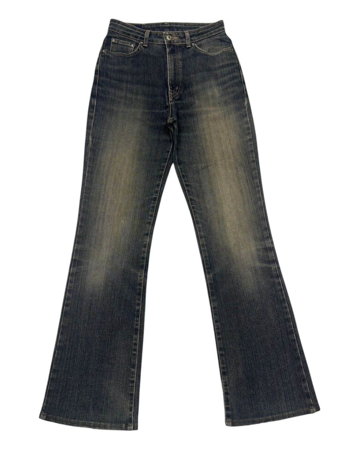 Edwin Vintage Miss Edwin Mud Wash Flare Jeans Bootcut Denim Size 27" / US 4 / IT 40 - 7 Thumbnail