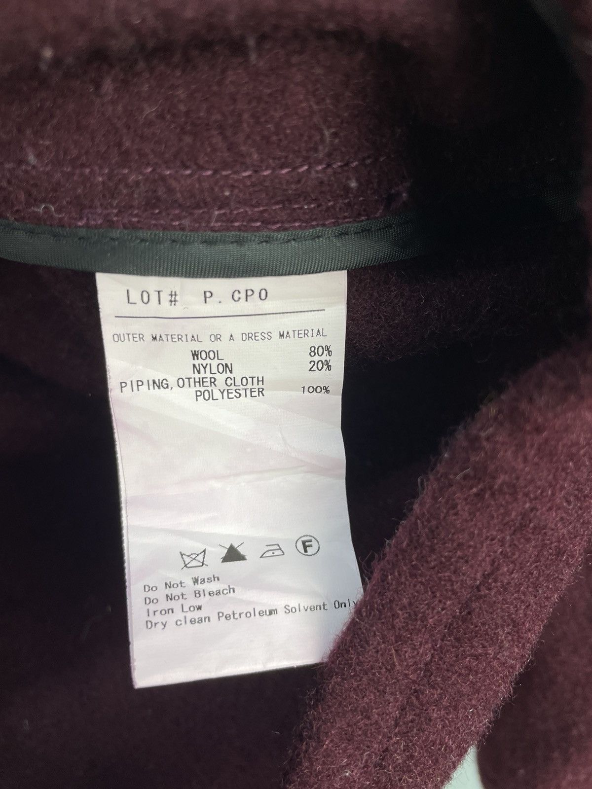 Japanese Brand Pherrows Naval Clothing Factory wool shirt Size US S / EU 44-46 / 1 - 6 Thumbnail
