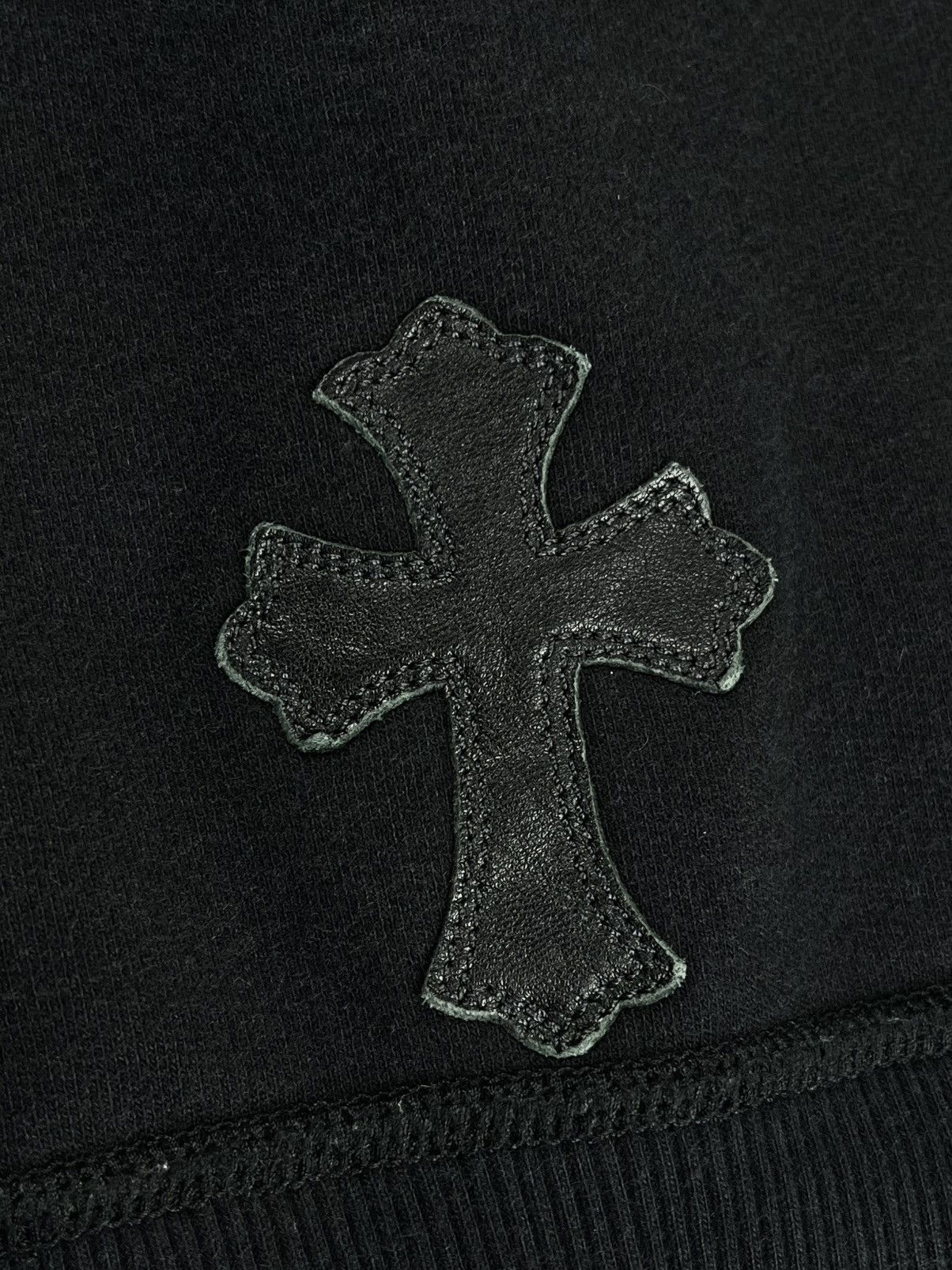 Chrome Hearts Chrome Hearts Leather Cross Patch Two Way Zip Up Hoodie Size M / US 6-8 / IT 42-44 - 4 Thumbnail