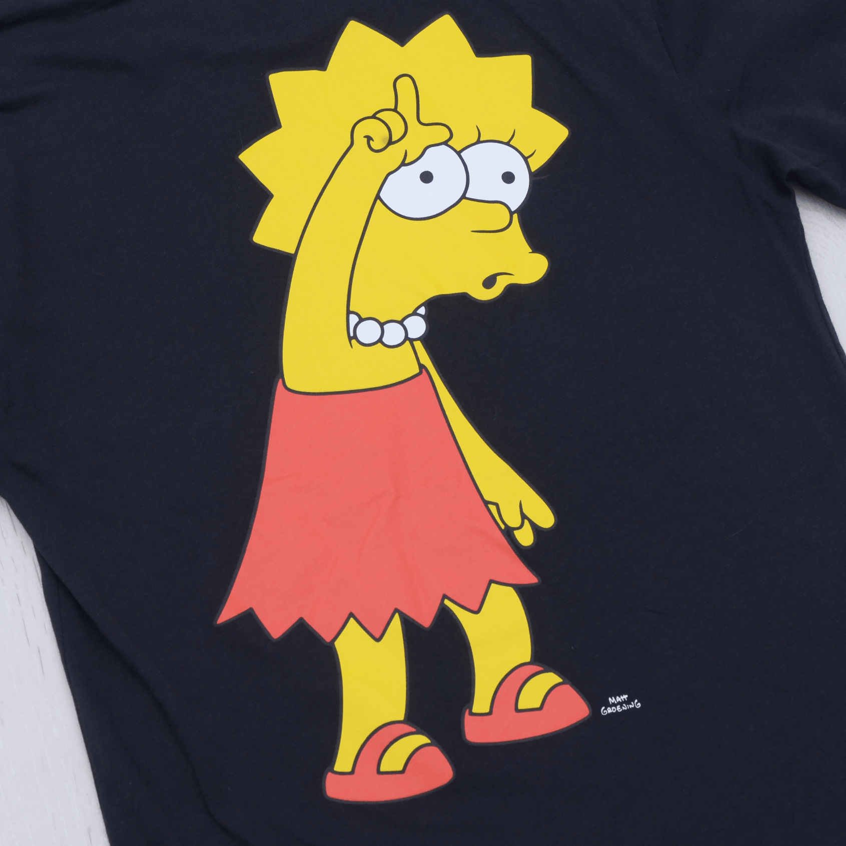 The Simpsons × Vintage Unisex Baggy Vintage Style Y2K Lisa Simpson Hippie Peace Tee Size US M / EU 48-50 / 2 - 3 Thumbnail