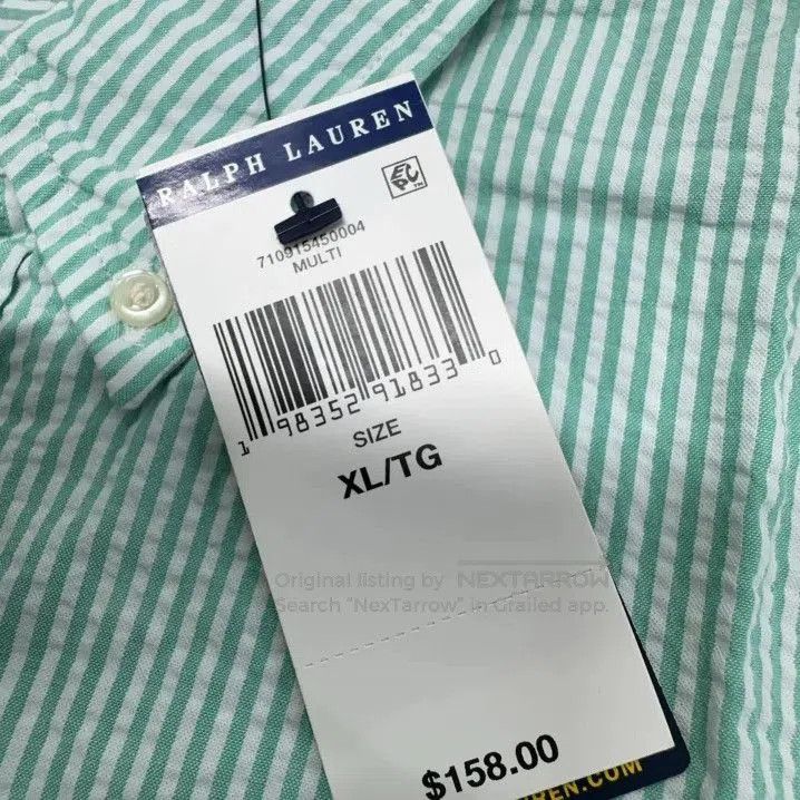 Polo Ralph Lauren Polo Ralph Lauren Green Striped Short. Size US XL / EU 56 / 4 - 6 Thumbnail