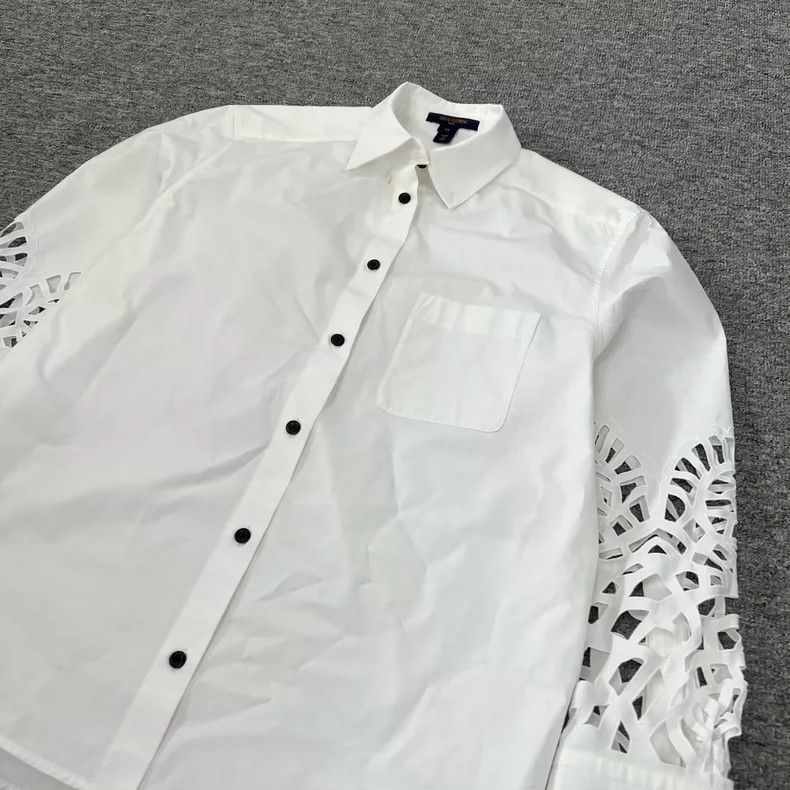Louis Vuitton Louis Vuitton Cutout white shirt 2505-Nextarrow Size XXS / US 00 / IT 34 - 4 Thumbnail