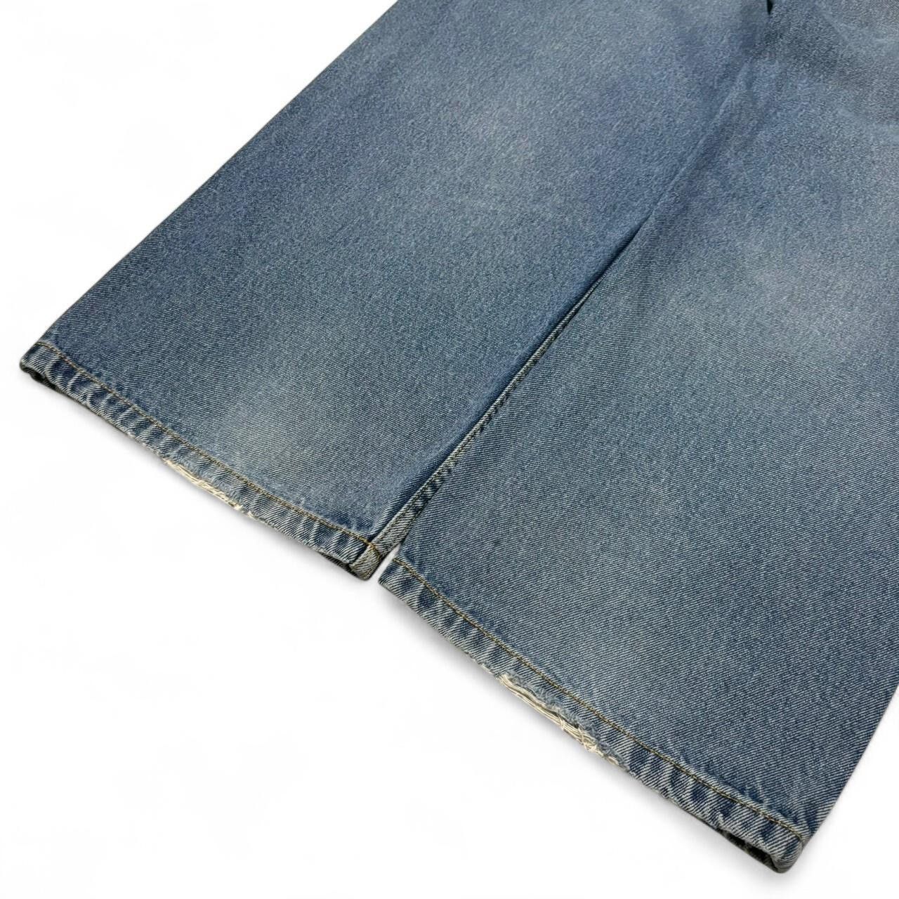 Vintage Vintage 00s Faded Blue Baggy Denim Jeans Size US 40 / EU 56 - 8 Thumbnail