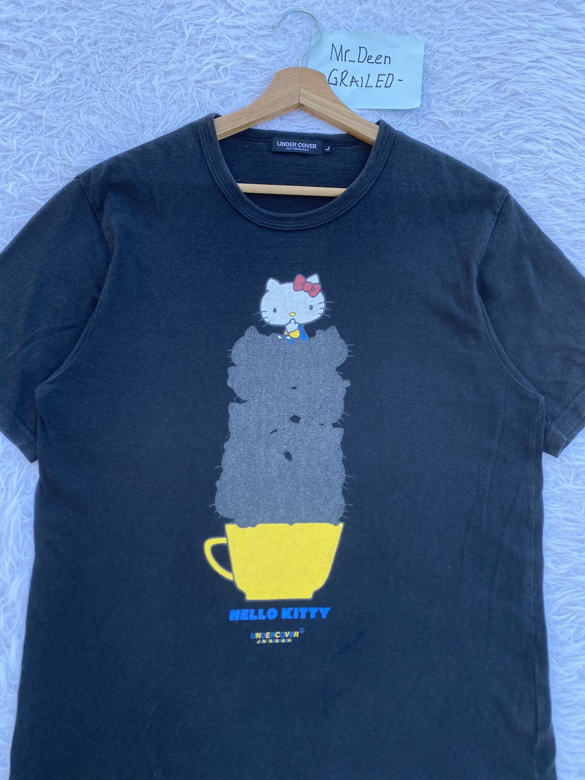 Undercover Rare Undercover by Jun Takahashi x Hello Kitty Black Tshirt Size US M / EU 48-50 / 2 - 6 Thumbnail