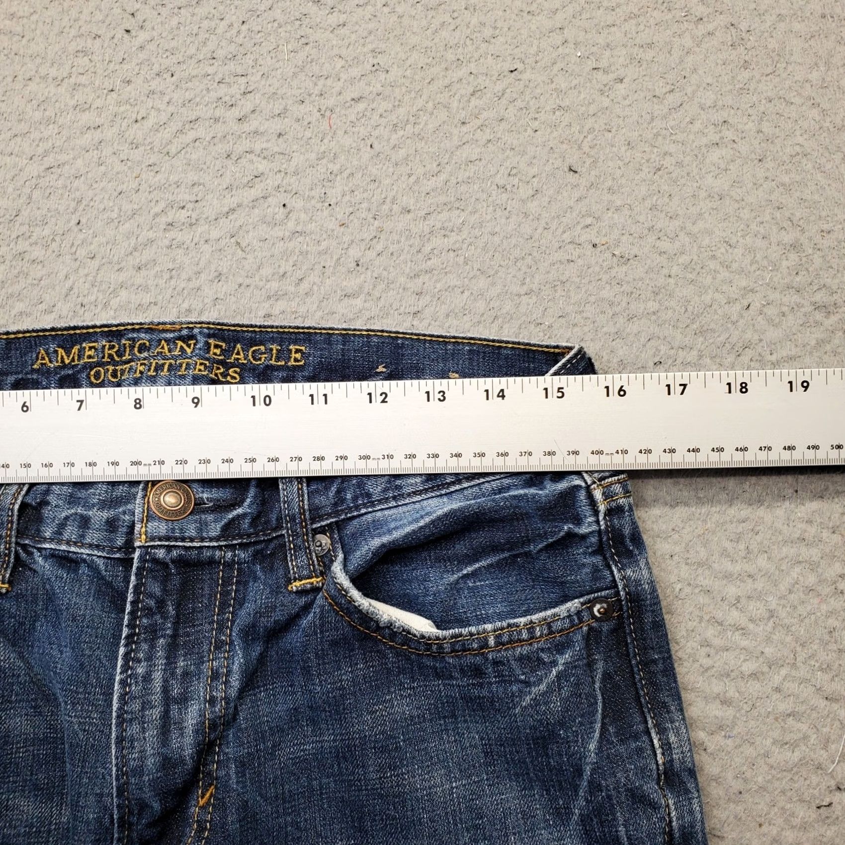 American Eagle Outfitters American Eagle Outfitters Jeans Mens 30x34 Blue Denim Straight Leg 5-Pocket Comfort Regular Mens Size 30 Blue Denim Jeans SKU F51260 Size US 30 / EU 46 - 6 Thumbnail