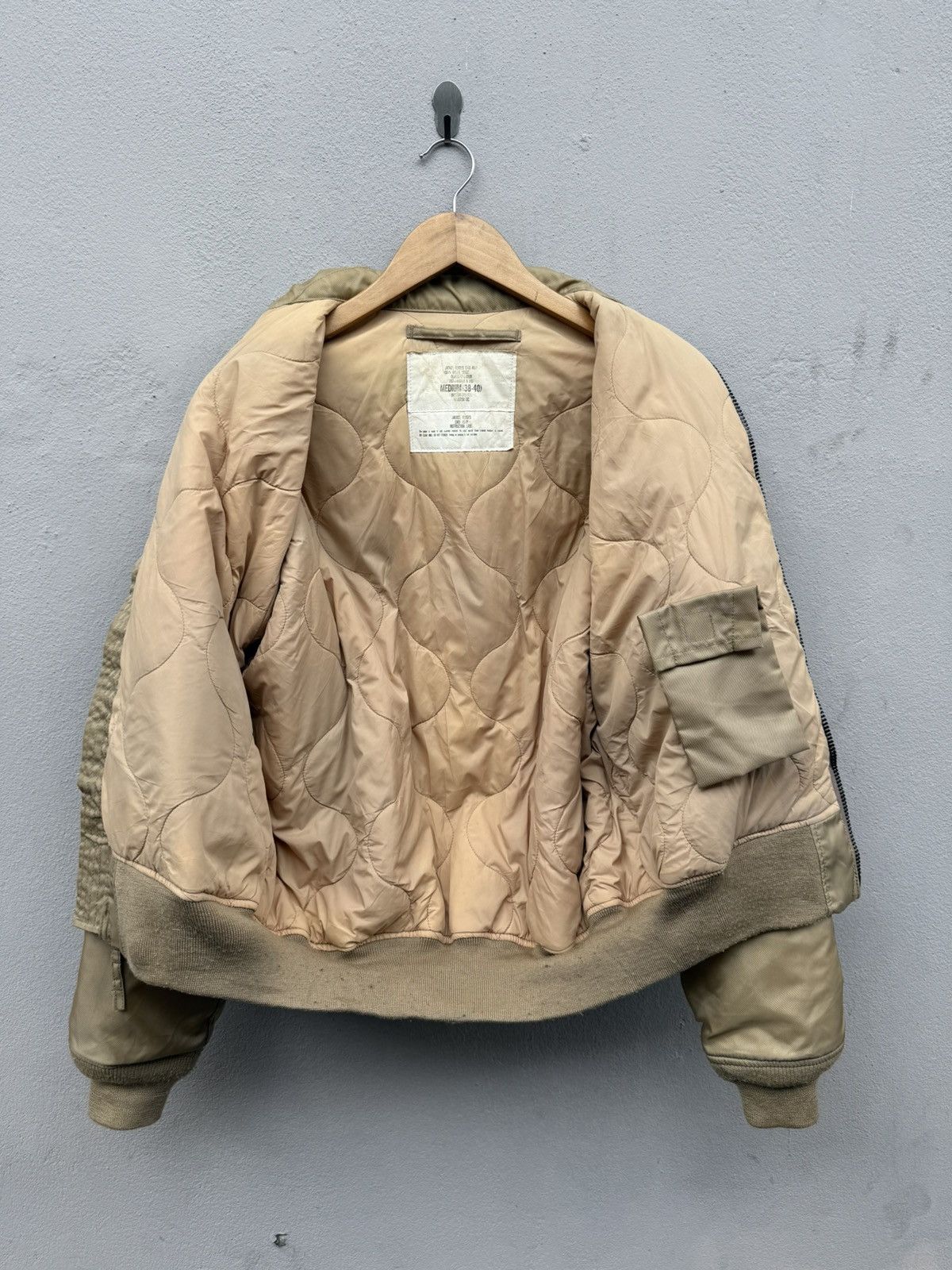 Buzz Rickson's US Military Pilot HOUSTON INC CWU-45/P Flight Jacket USAF Size US M / EU 48-50 / 2 - 16 Thumbnail